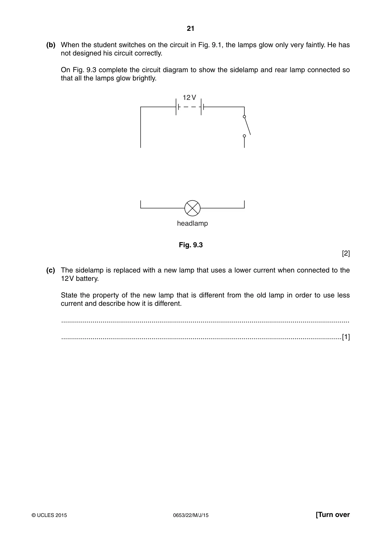 Cambridge IGCSE Science - Combined 0653 2015 May/June Paper 2 · Variant 2 question paper, page 21 of 24