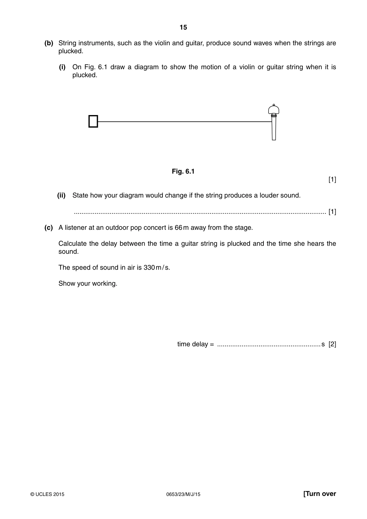 Cambridge IGCSE Science - Combined 0653 2015 May/June Paper 2 · Variant 3 question paper, page 15 of 24