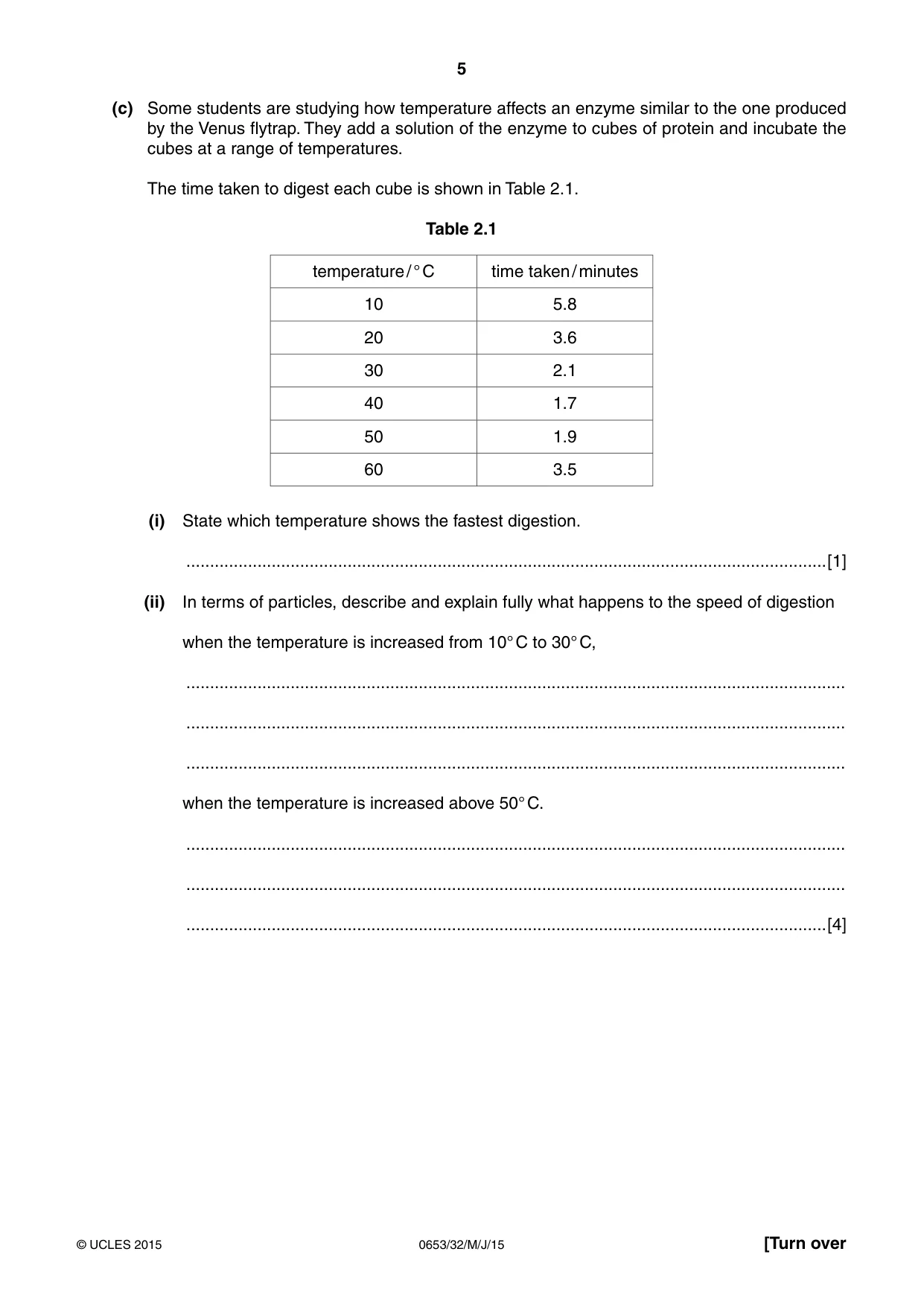 Cambridge IGCSE Science - Combined 0653 2015 May/June Paper 3 · Variant 2 question paper, page 5 of 24