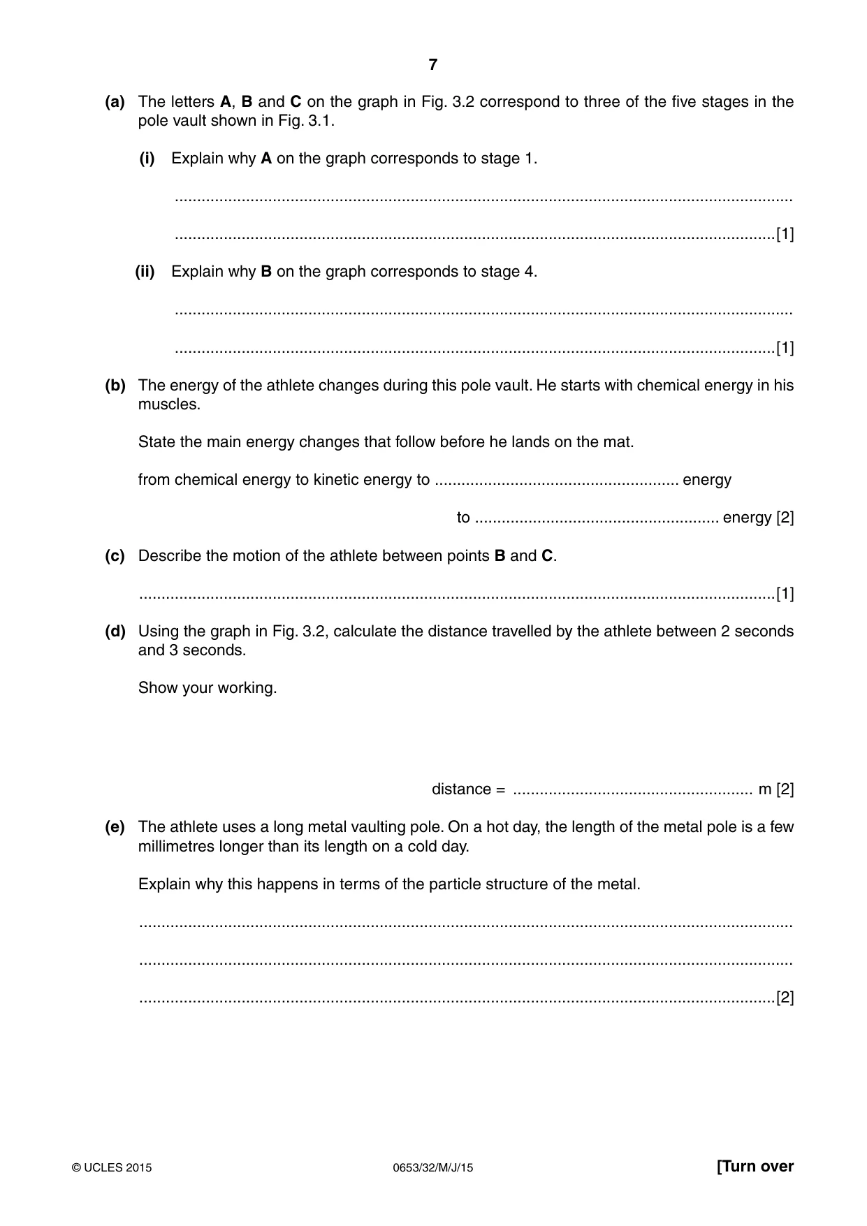 Cambridge IGCSE Science - Combined 0653 2015 May/June Paper 3 · Variant 2 question paper, page 7 of 24