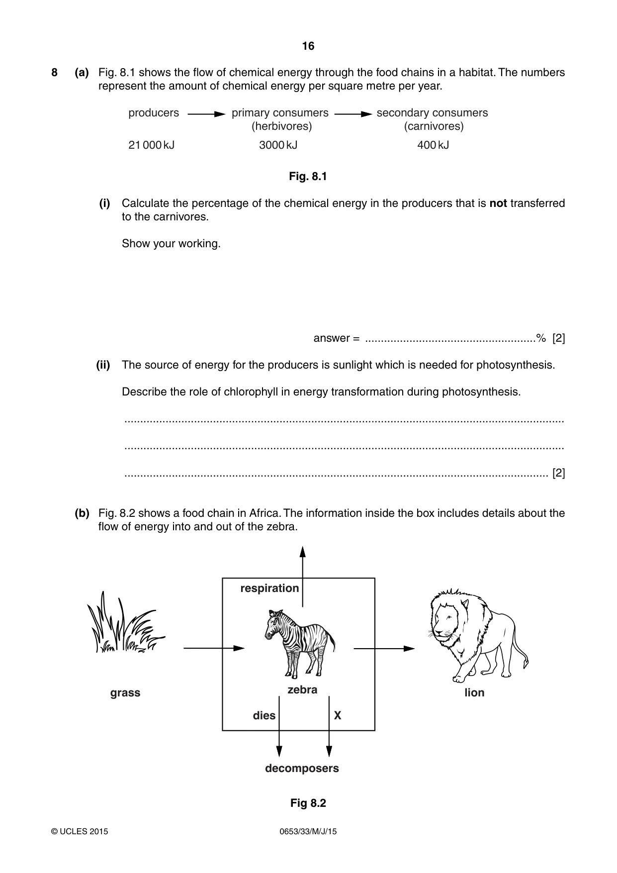 Cambridge IGCSE Science - Combined 0653 2015 May/June Paper 3 · Variant 3 question paper, page 16 of 20