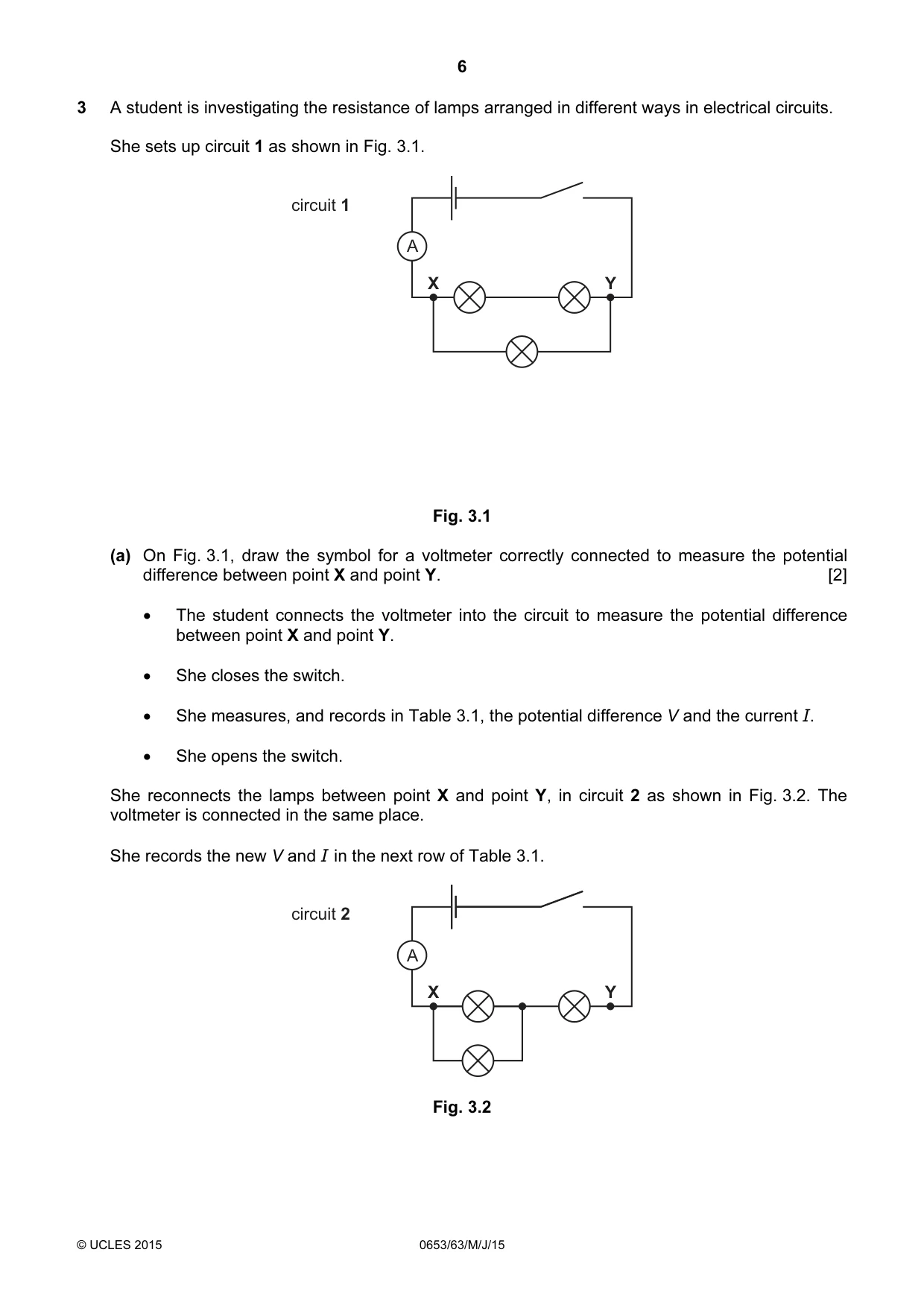 Cambridge IGCSE Science - Combined 0653 2015 May/June Paper 6 · Variant 3 question paper, page 6 of 20