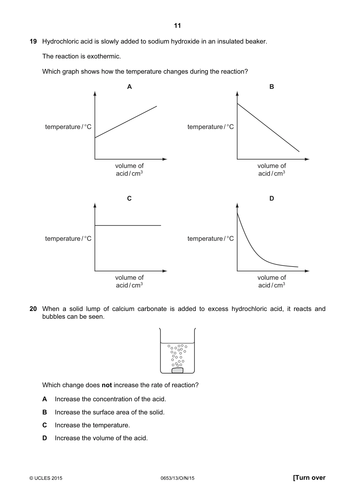 Cambridge IGCSE Science - Combined 0653 2015 Oct/Nov Paper 1 · Variant 3 question paper, page 11 of 20