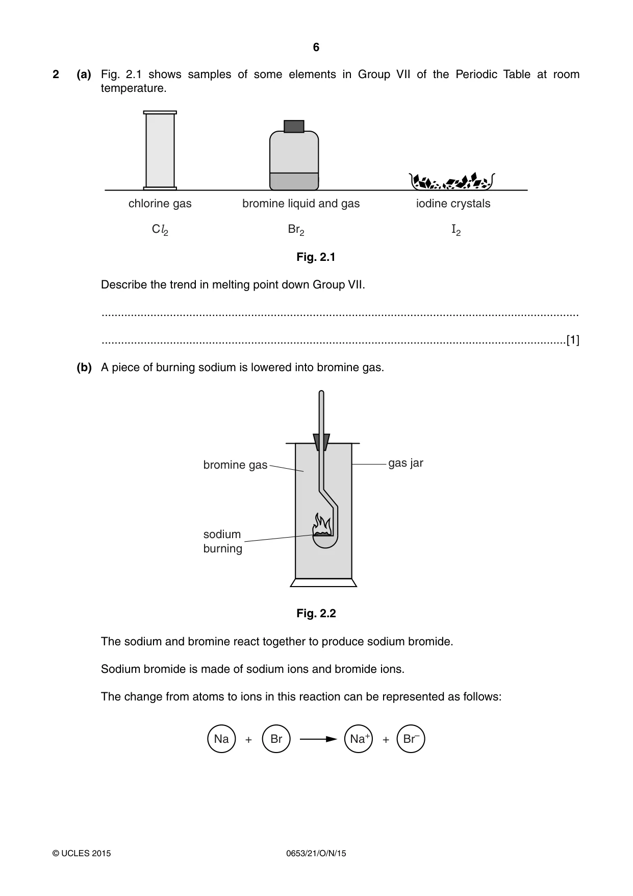 Cambridge IGCSE Science - Combined 0653 2015 Oct/Nov Paper 2 · Variant 1 question paper, page 6 of 24