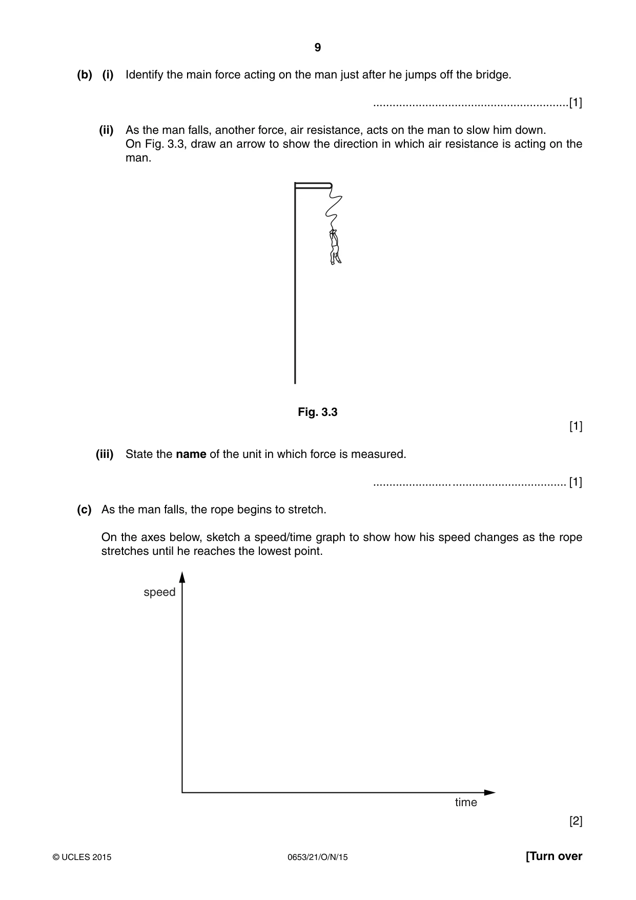 Cambridge IGCSE Science - Combined 0653 2015 Oct/Nov Paper 2 · Variant 1 question paper, page 9 of 24