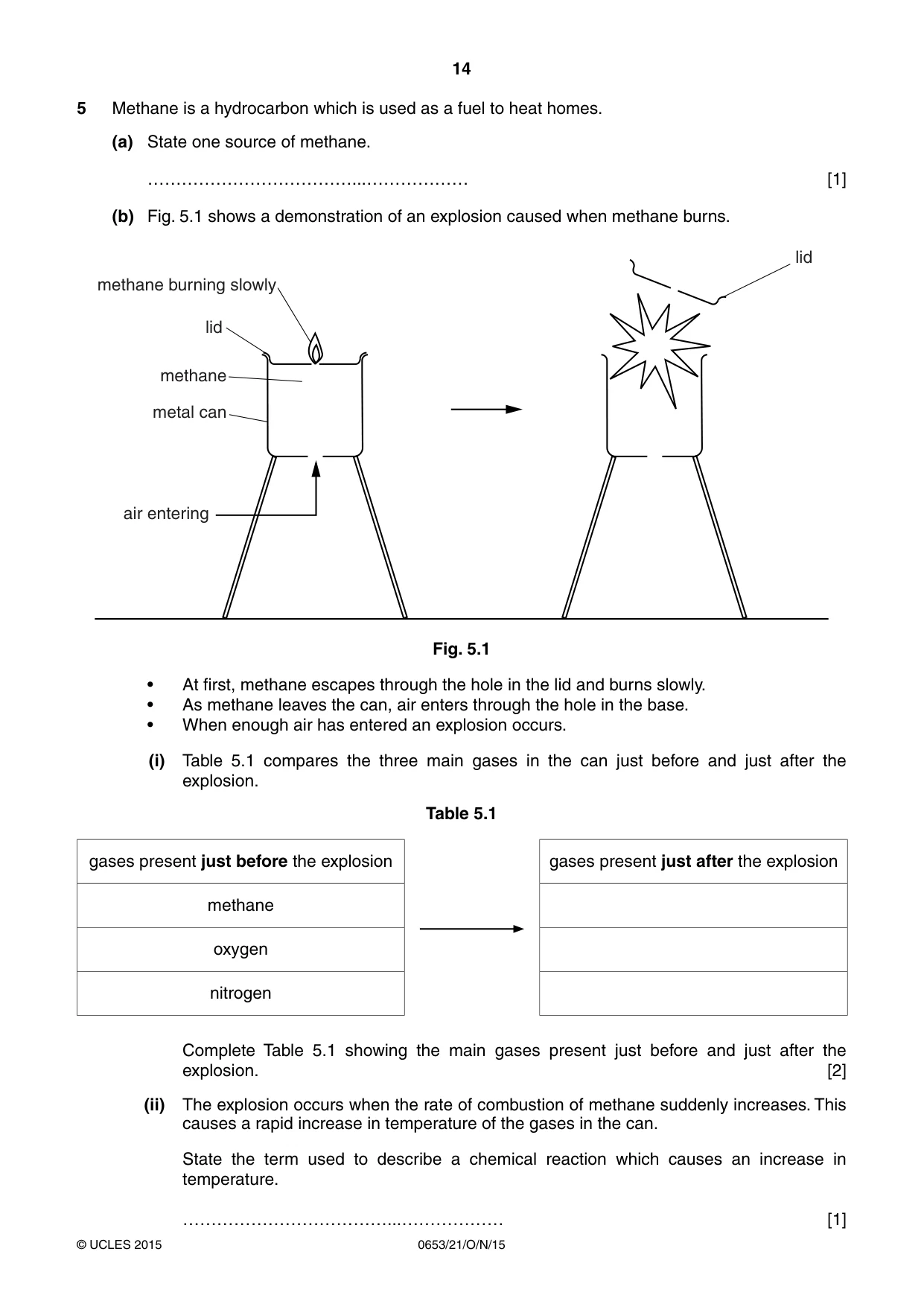 Cambridge IGCSE Science - Combined 0653 2015 Oct/Nov Paper 2 · Variant 1 question paper, page 14 of 24