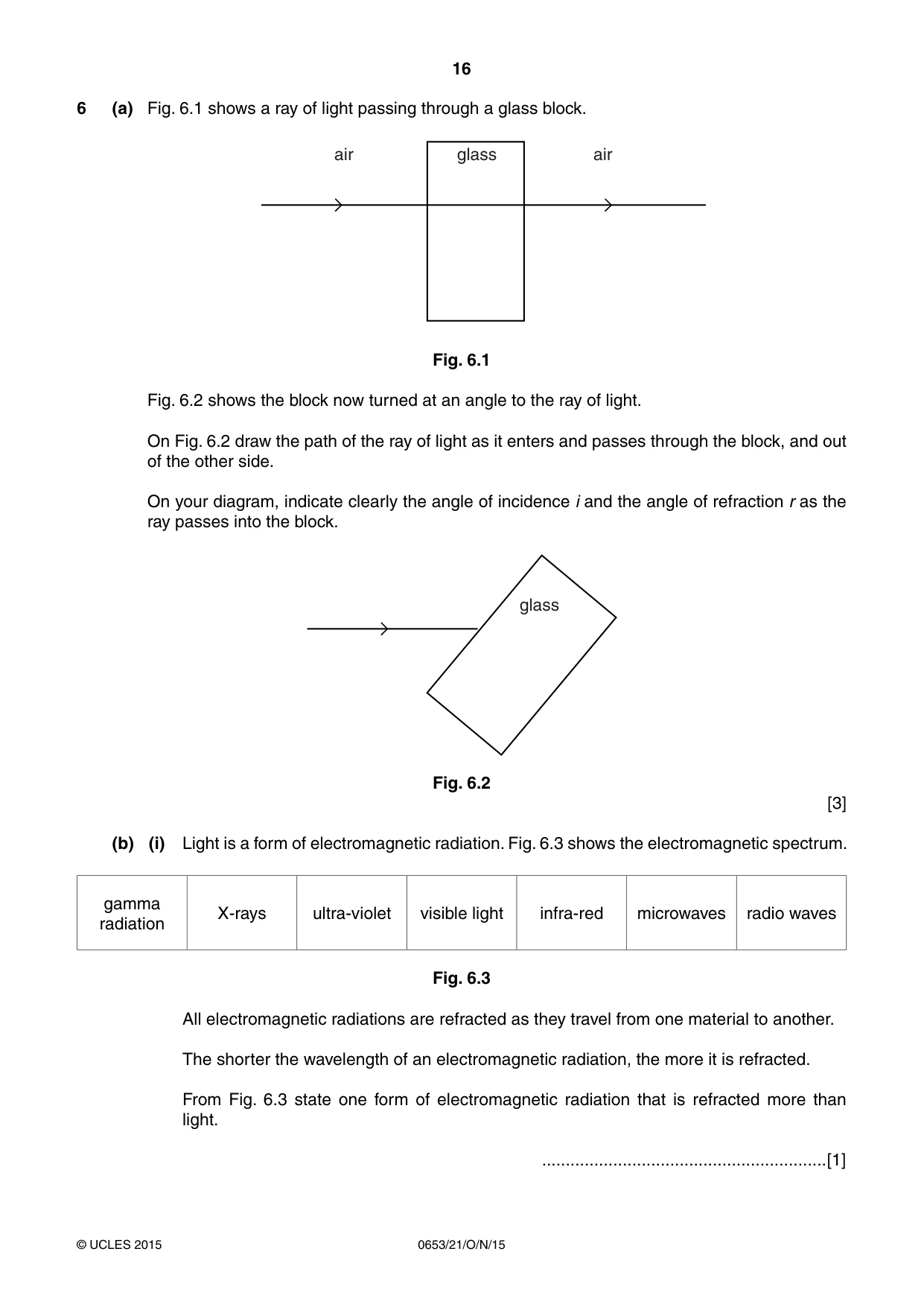 Cambridge IGCSE Science - Combined 0653 2015 Oct/Nov Paper 2 · Variant 1 question paper, page 16 of 24