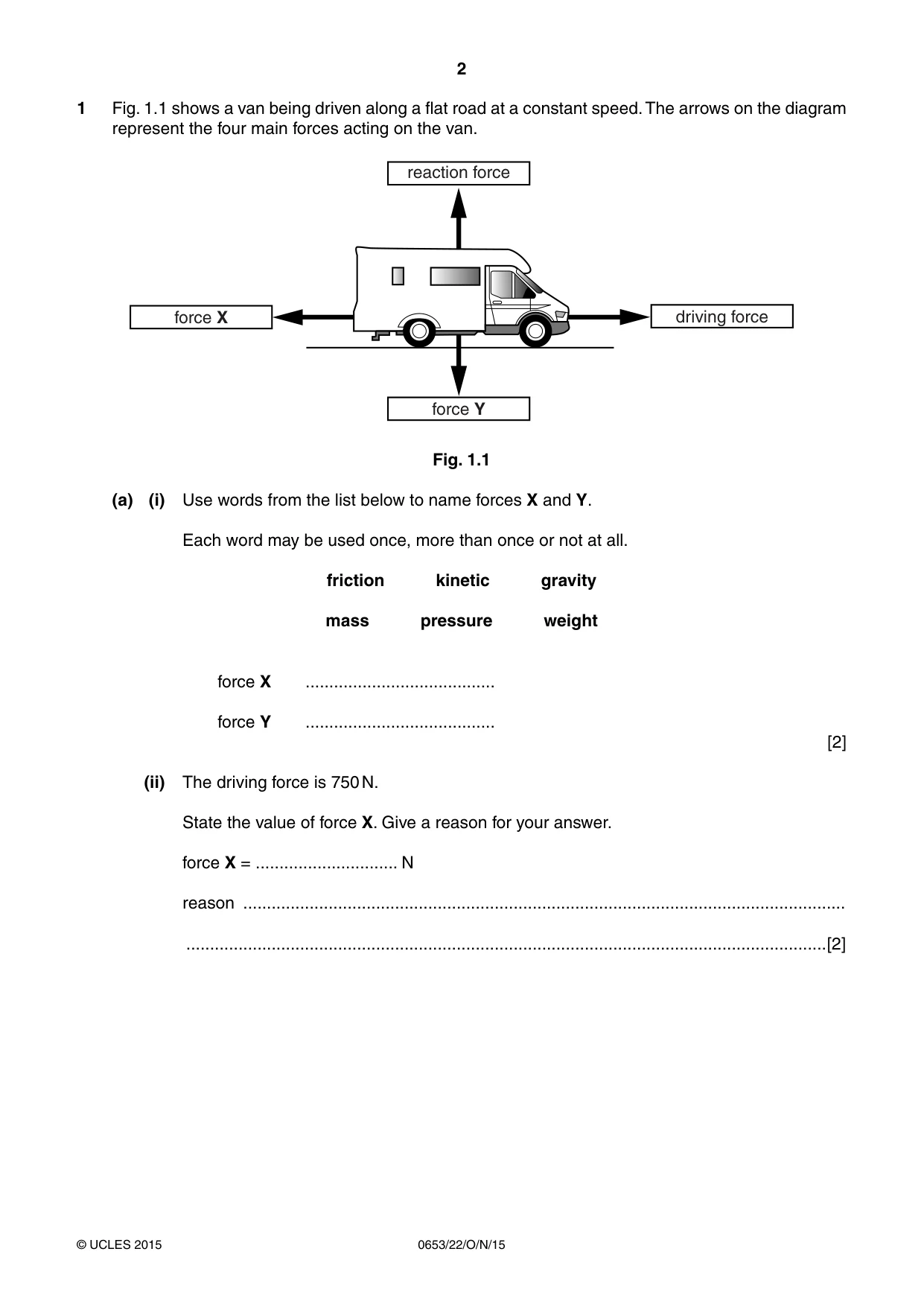 Cambridge IGCSE Science - Combined 0653 2015 Oct/Nov Paper 2 · Variant 2 question paper, page 2 of 24