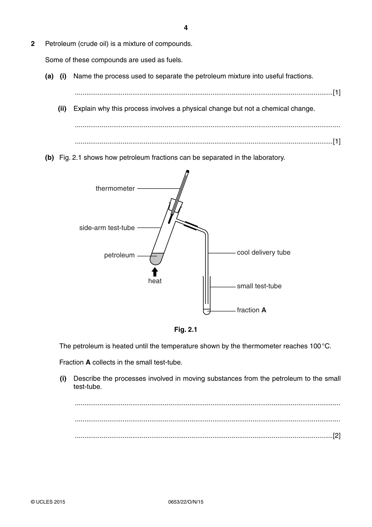 Cambridge IGCSE Science - Combined 0653 2015 Oct/Nov Paper 2 · Variant 2 question paper, page 4 of 24