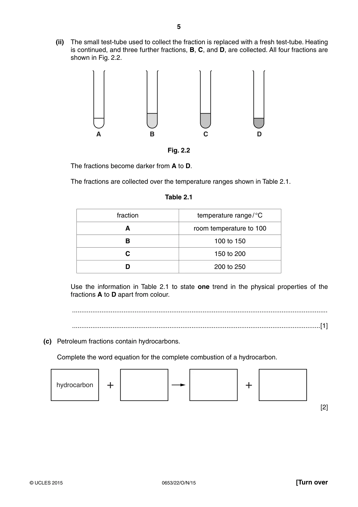 Cambridge IGCSE Science - Combined 0653 2015 Oct/Nov Paper 2 · Variant 2 question paper, page 5 of 24