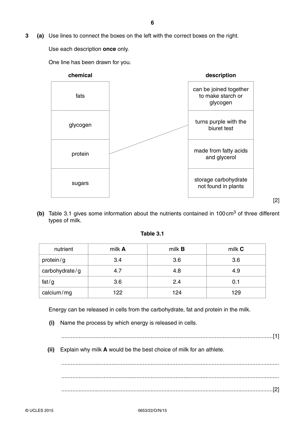 Cambridge IGCSE Science - Combined 0653 2015 Oct/Nov Paper 2 · Variant 2 question paper, page 6 of 24