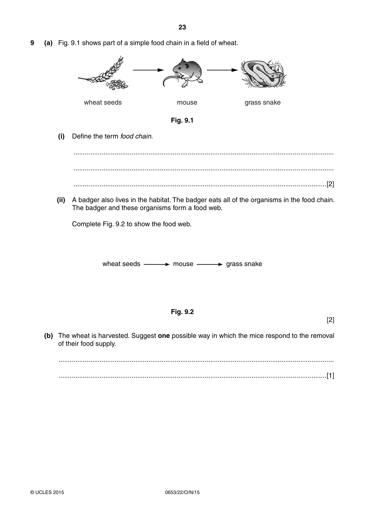 Cambridge IGCSE Science - Combined 0653 2015 Oct/Nov Paper 2 · Variant 2 question paper, page 23 of 24