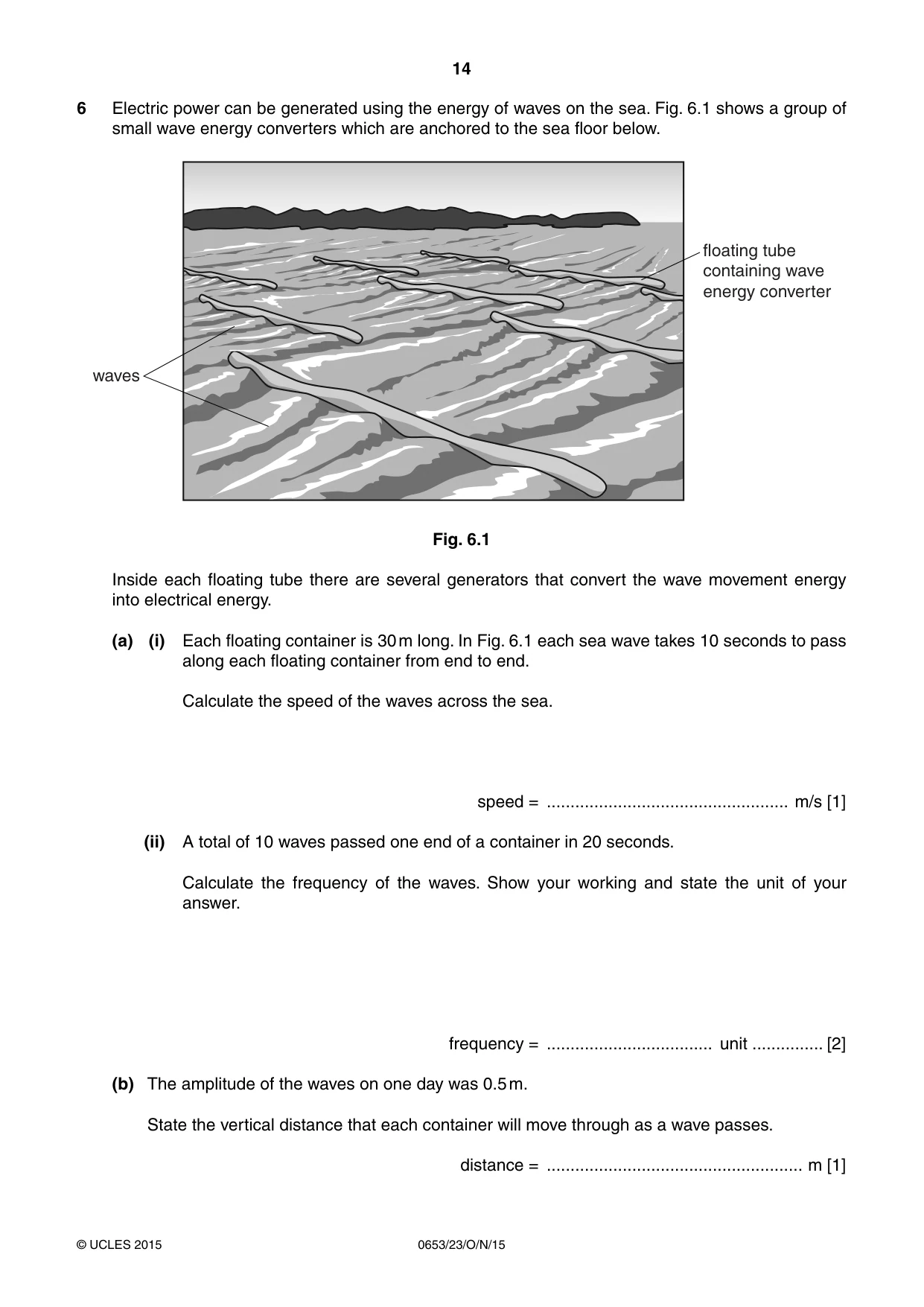 Cambridge IGCSE Science - Combined 0653 2015 Oct/Nov Paper 2 · Variant 3 question paper, page 14 of 24