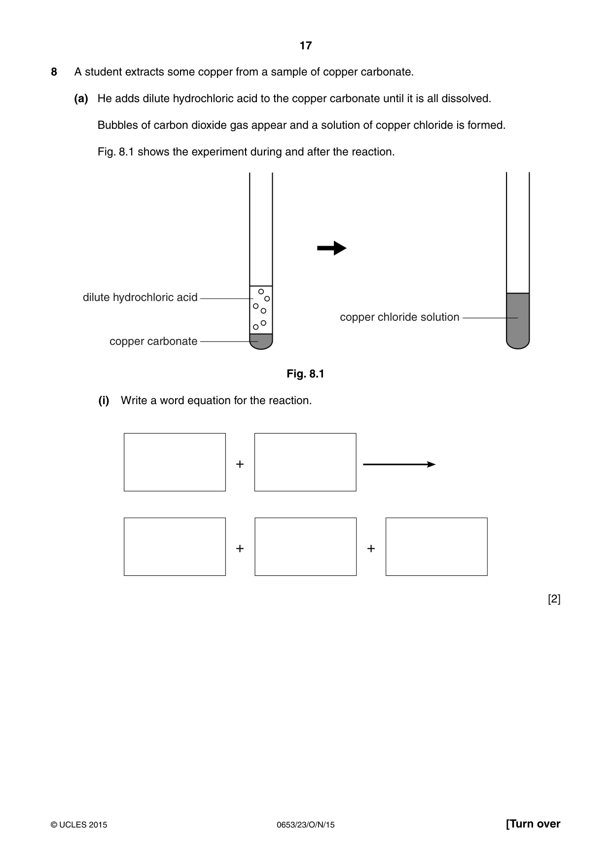 Cambridge IGCSE Science - Combined 0653 2015 Oct/Nov Paper 2 · Variant 3 question paper, page 17 of 24