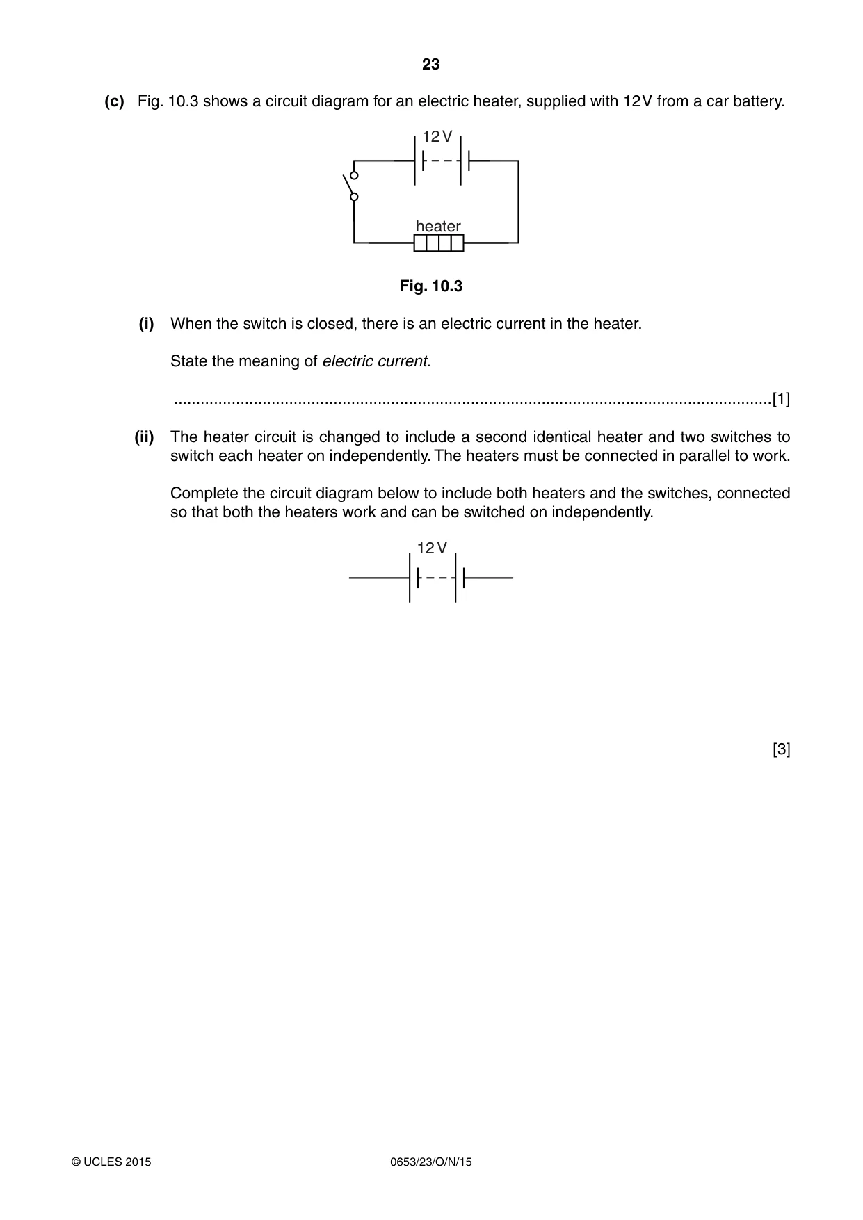 Cambridge IGCSE Science - Combined 0653 2015 Oct/Nov Paper 2 · Variant 3 question paper, page 23 of 24