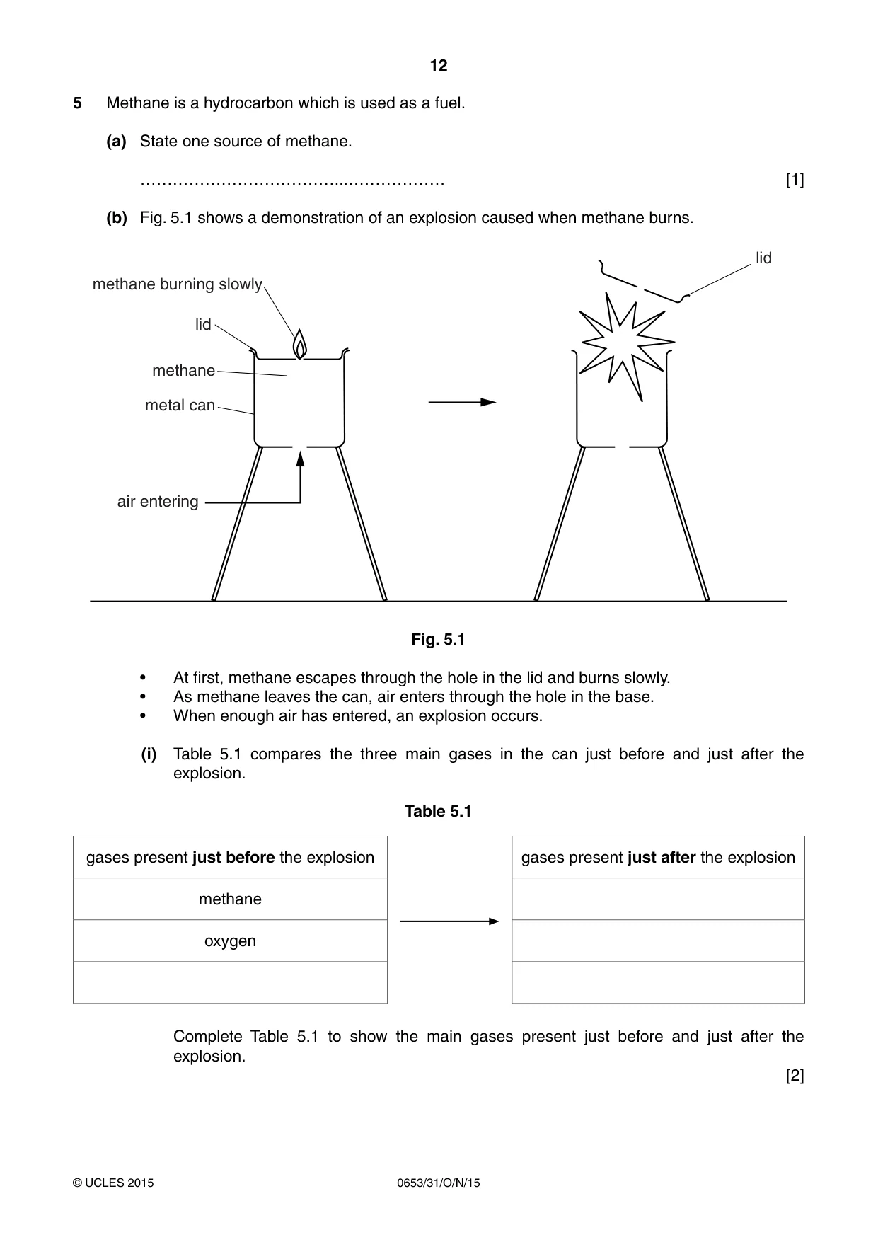 Cambridge IGCSE Science - Combined 0653 2015 Oct/Nov Paper 3 · Variant 1 question paper, page 12 of 24