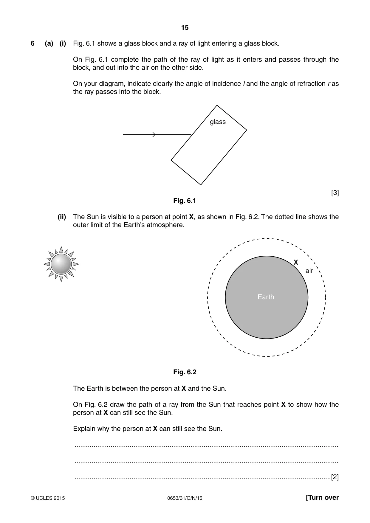 Cambridge IGCSE Science - Combined 0653 2015 Oct/Nov Paper 3 · Variant 1 question paper, page 15 of 24