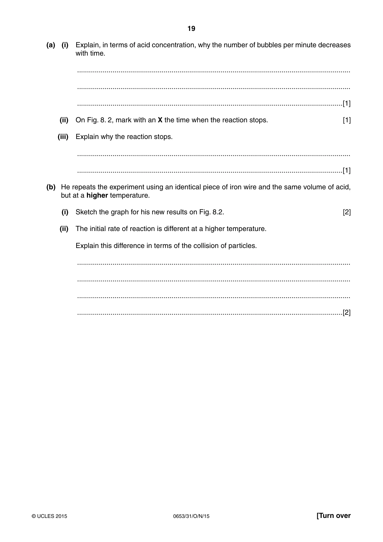 Cambridge IGCSE Science - Combined 0653 2015 Oct/Nov Paper 3 · Variant 1 question paper, page 19 of 24