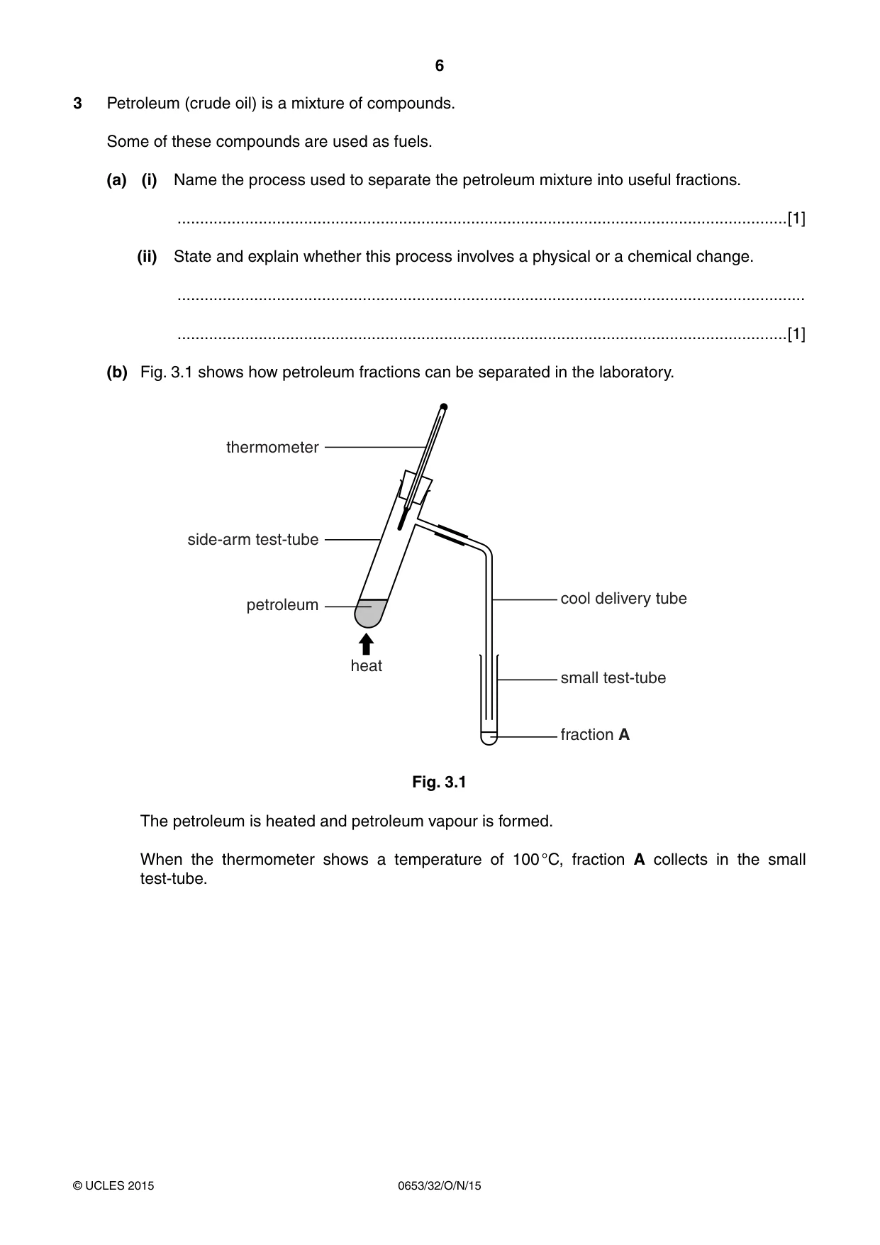 Cambridge IGCSE Science - Combined 0653 2015 Oct/Nov Paper 3 · Variant 2 question paper, page 6 of 24