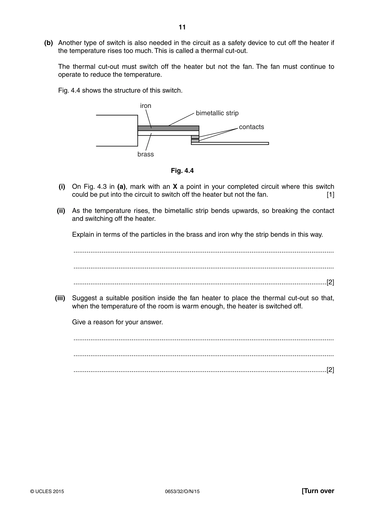 Cambridge IGCSE Science - Combined 0653 2015 Oct/Nov Paper 3 · Variant 2 question paper, page 11 of 24