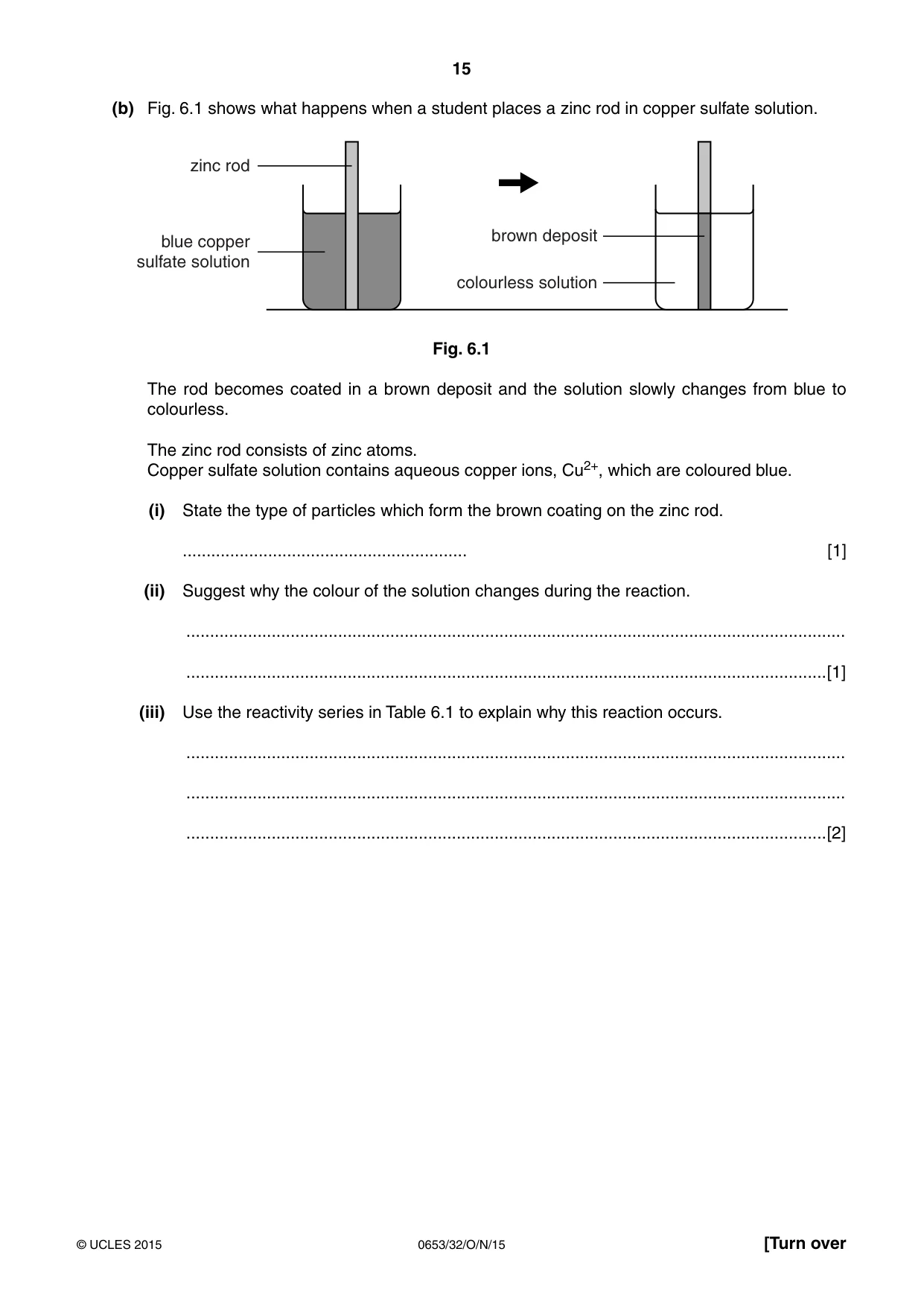 Cambridge IGCSE Science - Combined 0653 2015 Oct/Nov Paper 3 · Variant 2 question paper, page 15 of 24