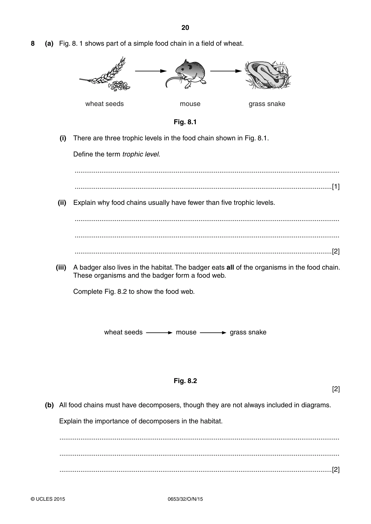 Cambridge IGCSE Science - Combined 0653 2015 Oct/Nov Paper 3 · Variant 2 question paper, page 20 of 24