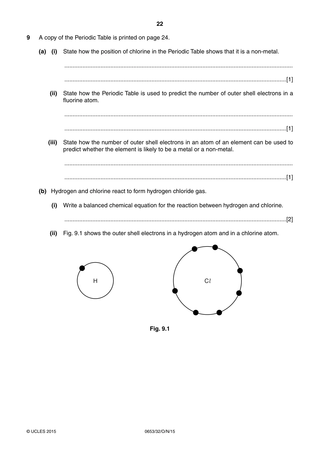 Cambridge IGCSE Science - Combined 0653 2015 Oct/Nov Paper 3 · Variant 2 question paper, page 22 of 24