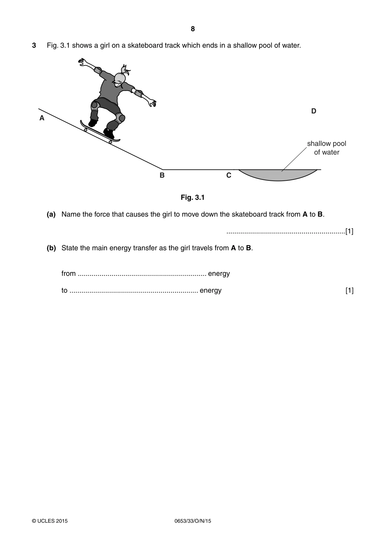 Cambridge IGCSE Science - Combined 0653 2015 Oct/Nov Paper 3 · Variant 3 question paper, page 8 of 28