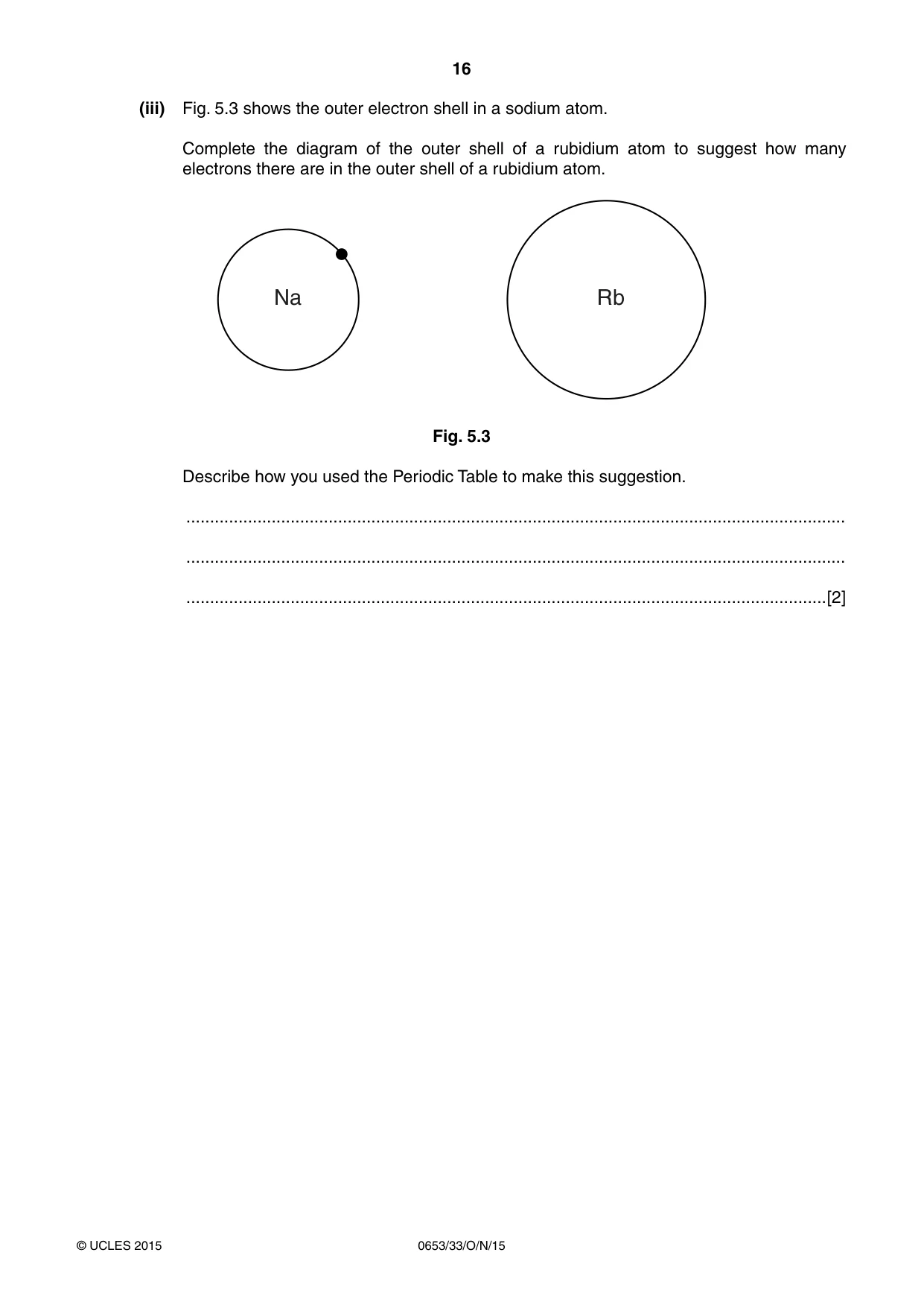 Cambridge IGCSE Science - Combined 0653 2015 Oct/Nov Paper 3 · Variant 3 question paper, page 16 of 28
