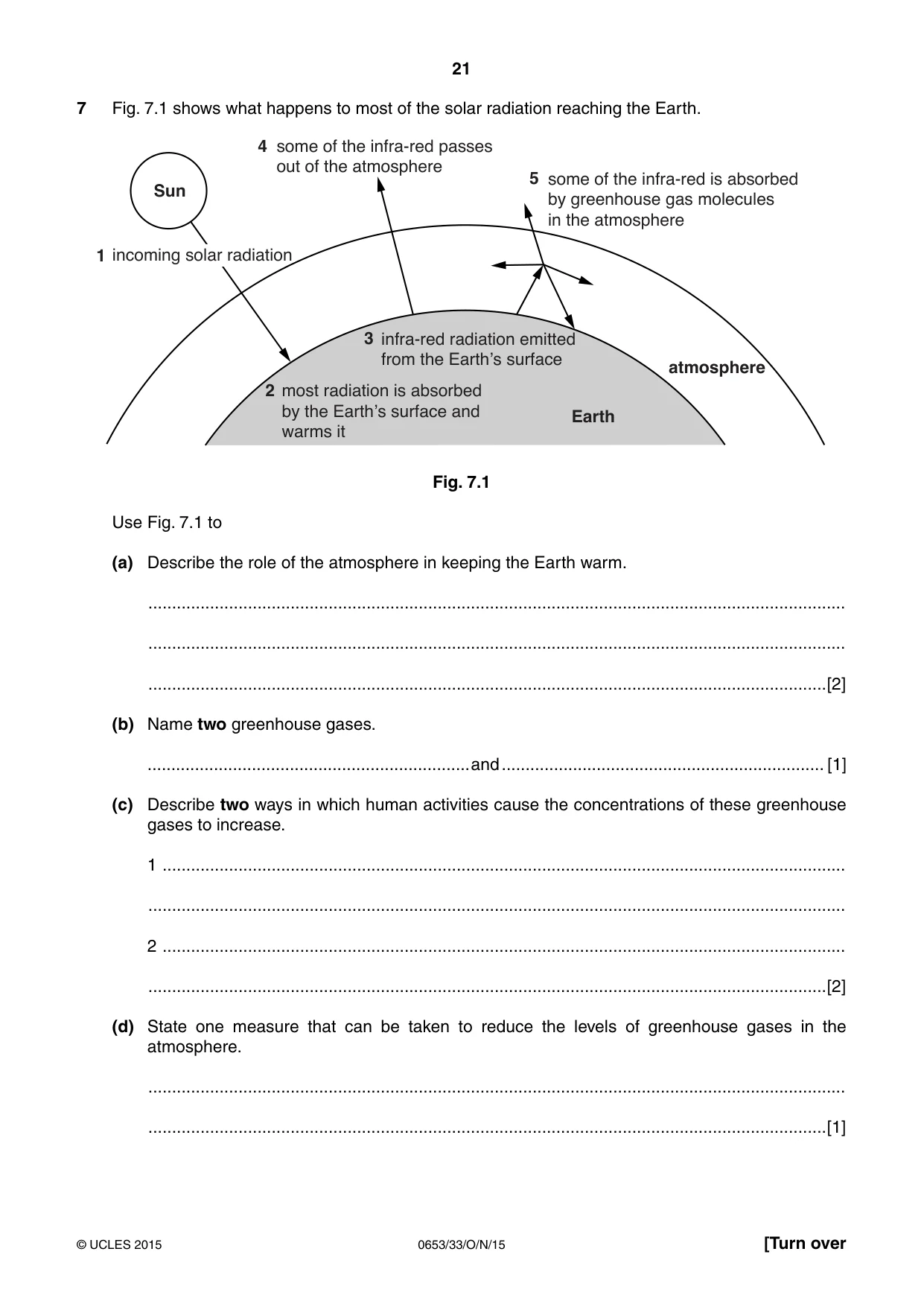 Cambridge IGCSE Science - Combined 0653 2015 Oct/Nov Paper 3 · Variant 3 question paper, page 21 of 28