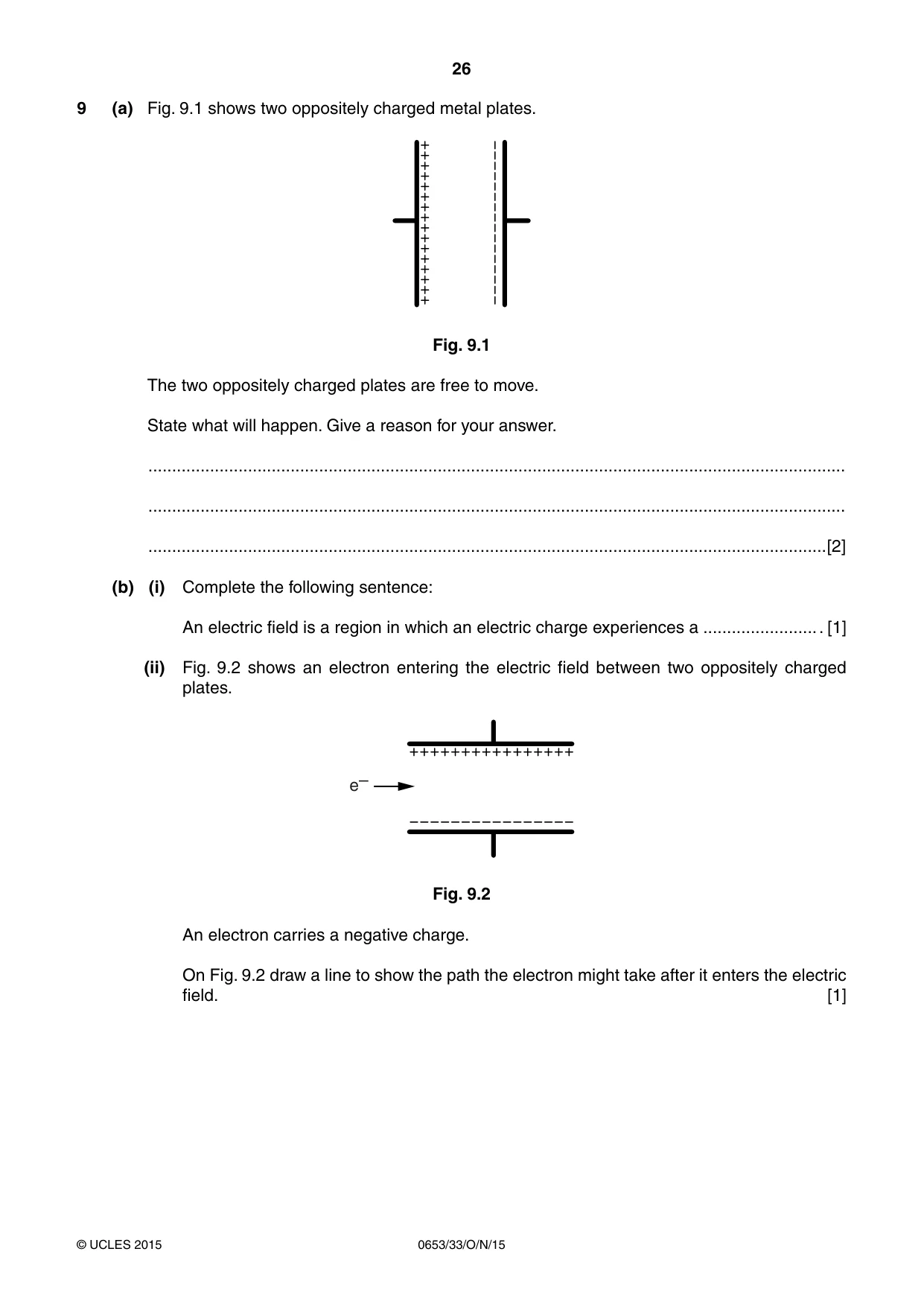 Cambridge IGCSE Science - Combined 0653 2015 Oct/Nov Paper 3 · Variant 3 question paper, page 26 of 28