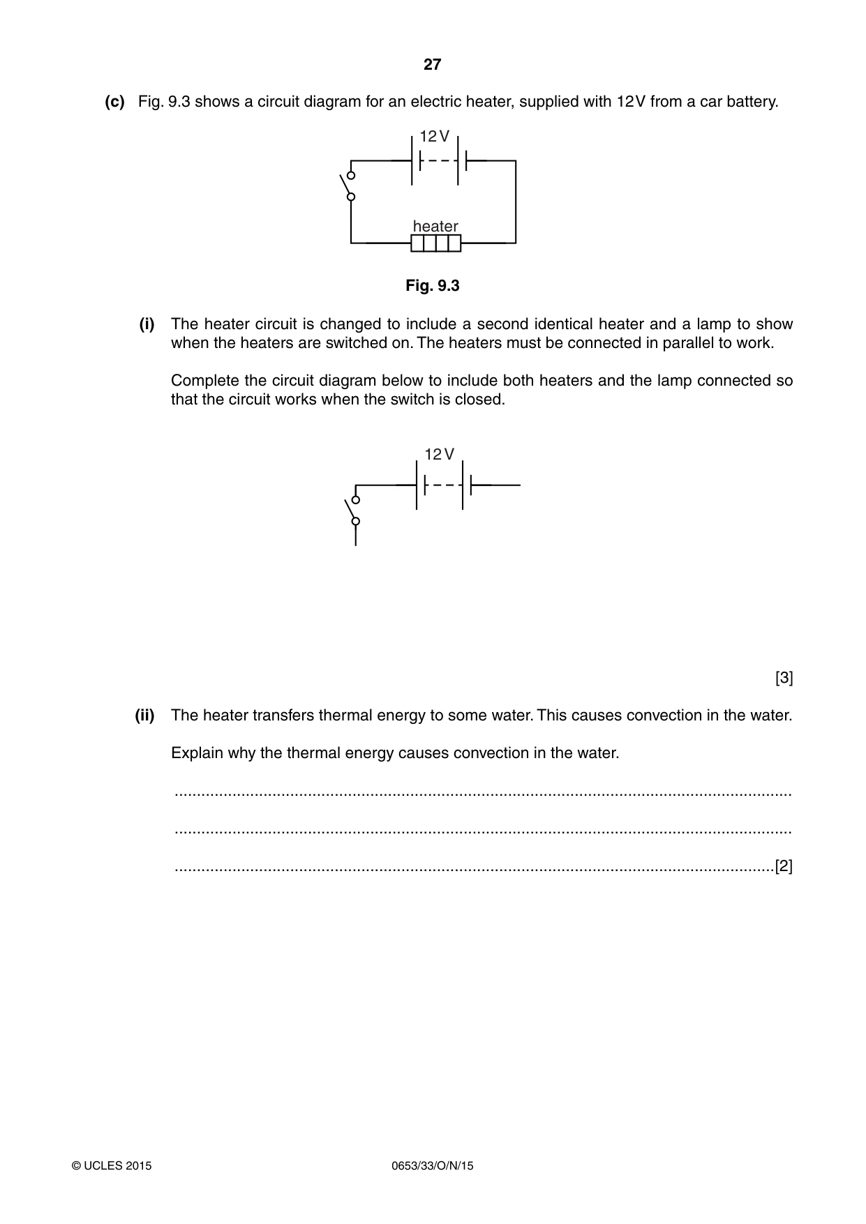 Cambridge IGCSE Science - Combined 0653 2015 Oct/Nov Paper 3 · Variant 3 question paper, page 27 of 28