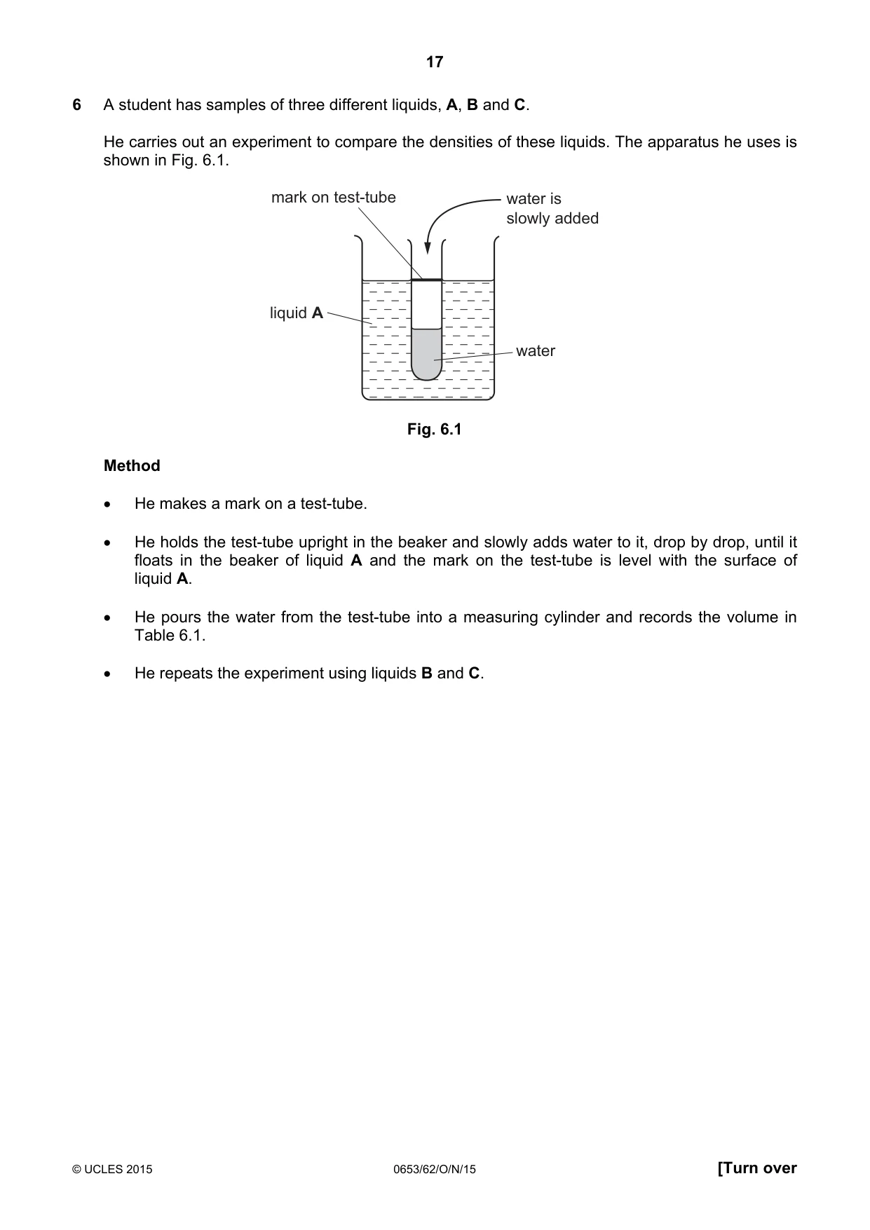 Cambridge IGCSE Science - Combined 0653 2015 Oct/Nov Paper 6 · Variant 2 question paper, page 17 of 20