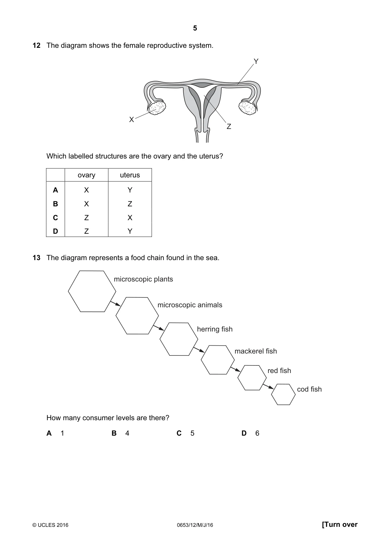 Cambridge IGCSE Science - Combined 0653 2016 May/June Paper 1 · Variant 2 question paper, page 5 of 16