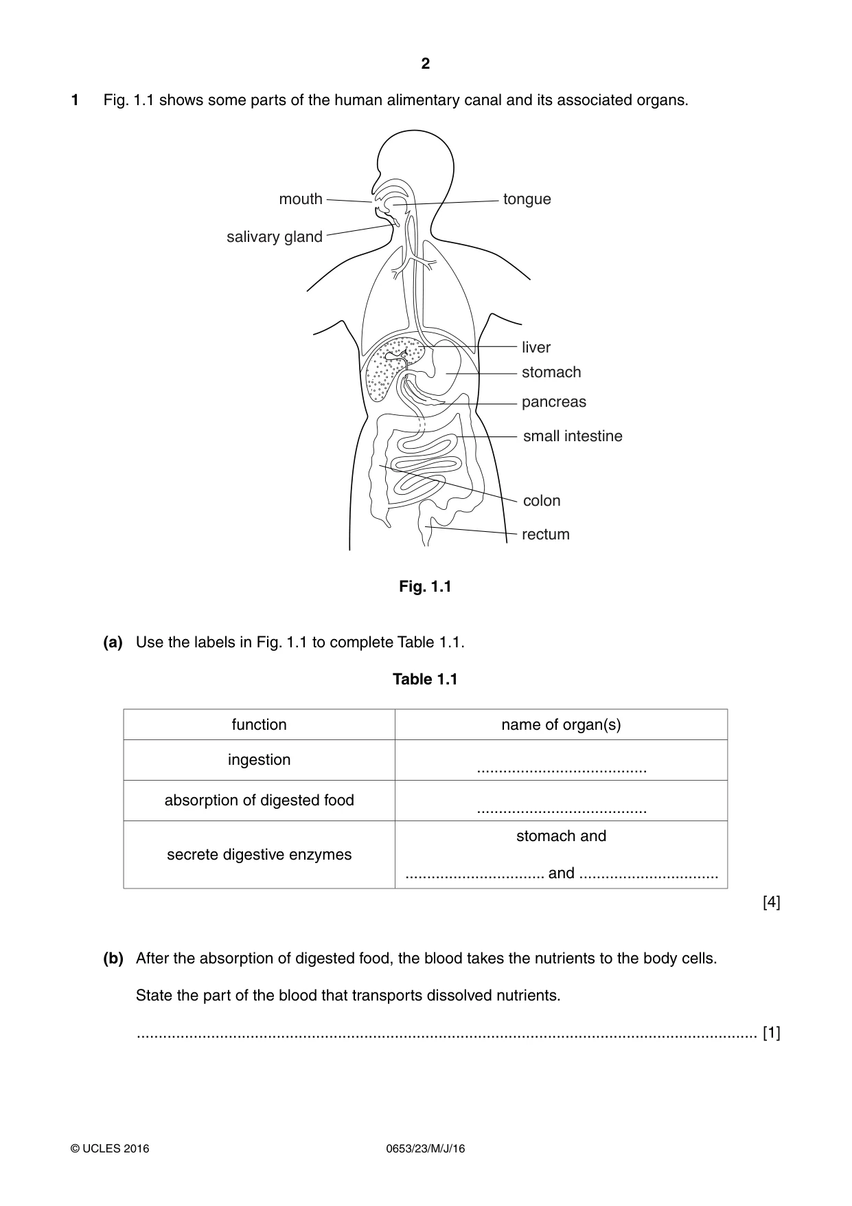 Cambridge IGCSE Science - Combined 0653 2016 May/June Paper 2 · Variant 3 question paper, page 2 of 20