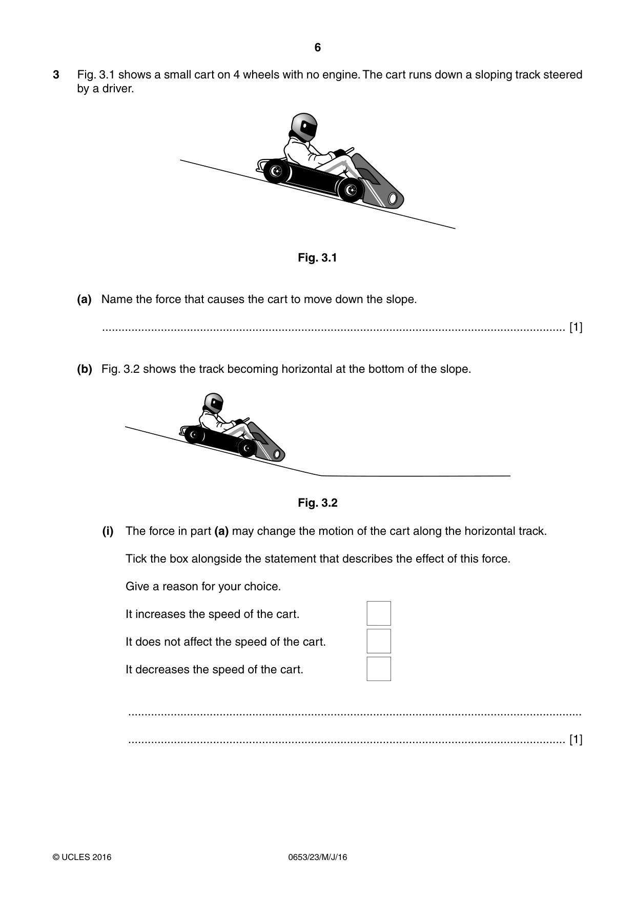 Cambridge IGCSE Science - Combined 0653 2016 May/June Paper 2 · Variant 3 question paper, page 6 of 20
