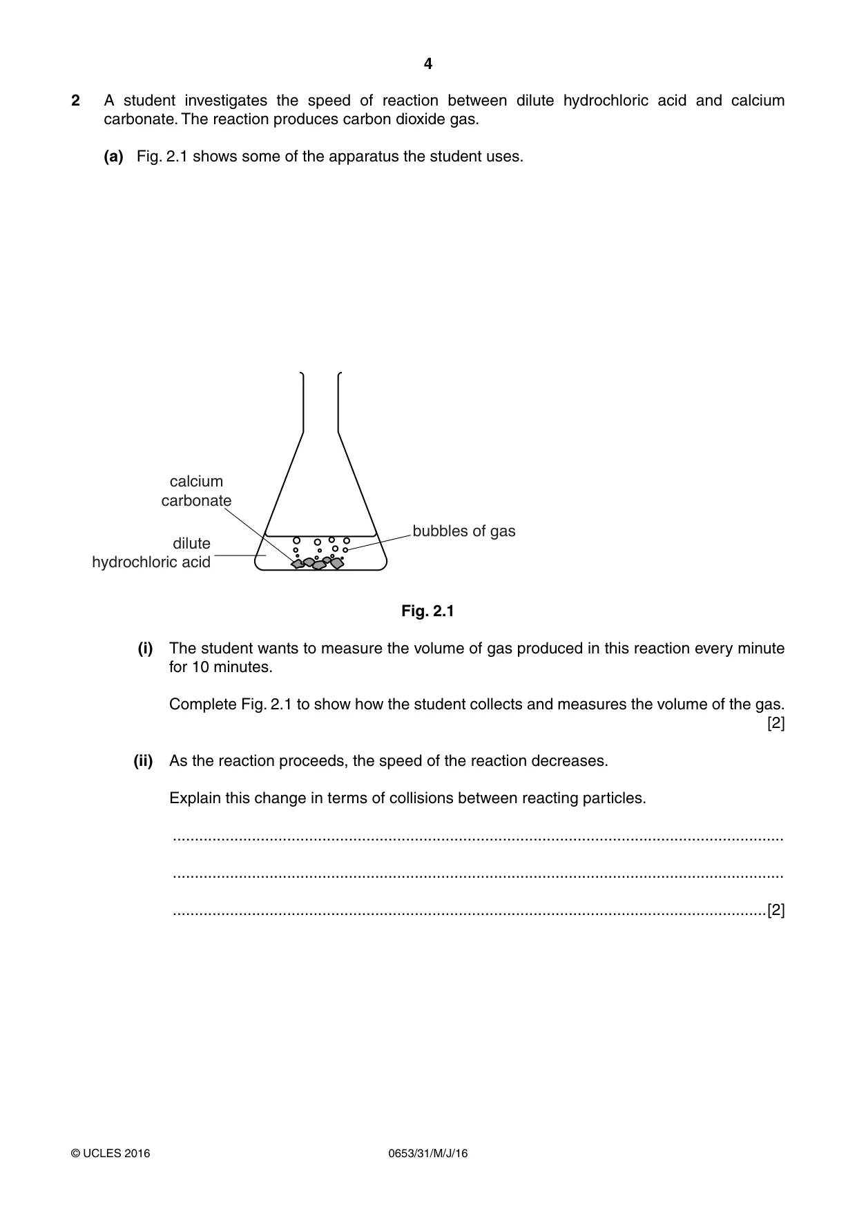 Cambridge IGCSE Science - Combined 0653 2016 May/June Paper 3 · Variant 1 question paper, page 4 of 20
