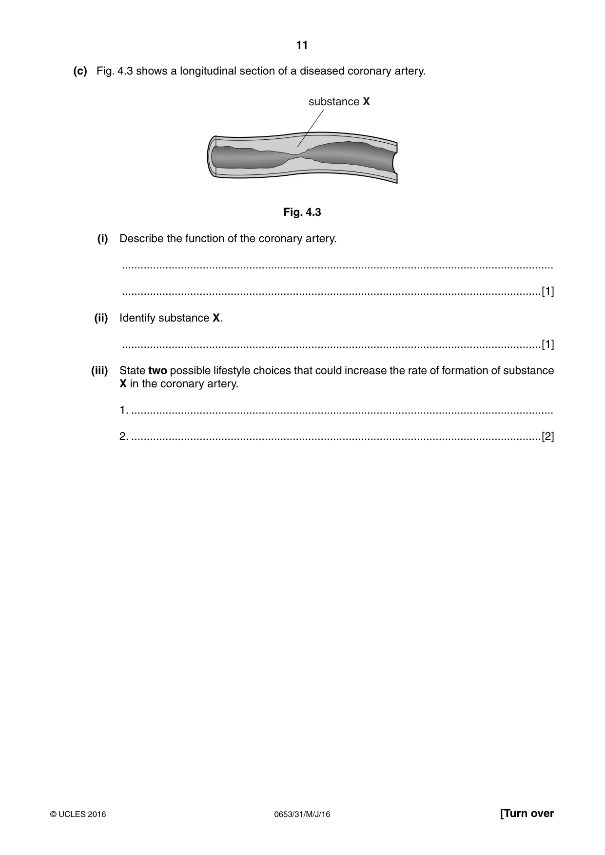 Cambridge IGCSE Science - Combined 0653 2016 May/June Paper 3 · Variant 1 question paper, page 11 of 20
