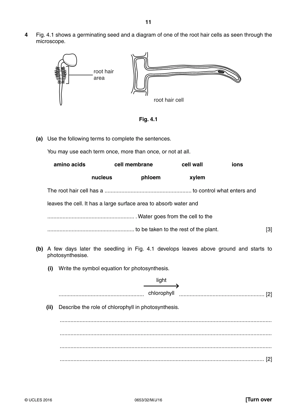 Cambridge IGCSE Science - Combined 0653 2016 May/June Paper 3 · Variant 2 question paper, page 11 of 24