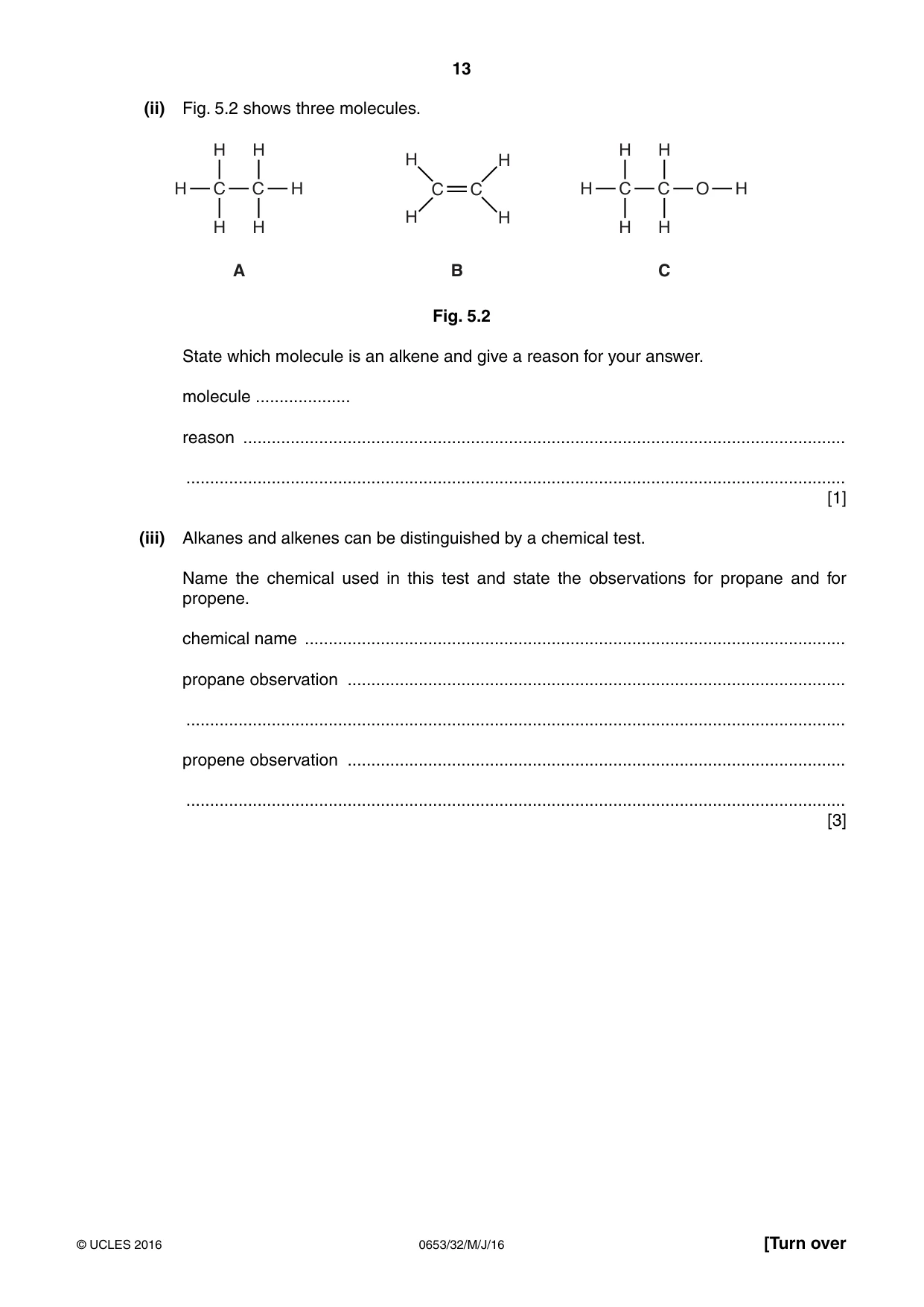 Cambridge IGCSE Science - Combined 0653 2016 May/June Paper 3 · Variant 2 question paper, page 13 of 24
