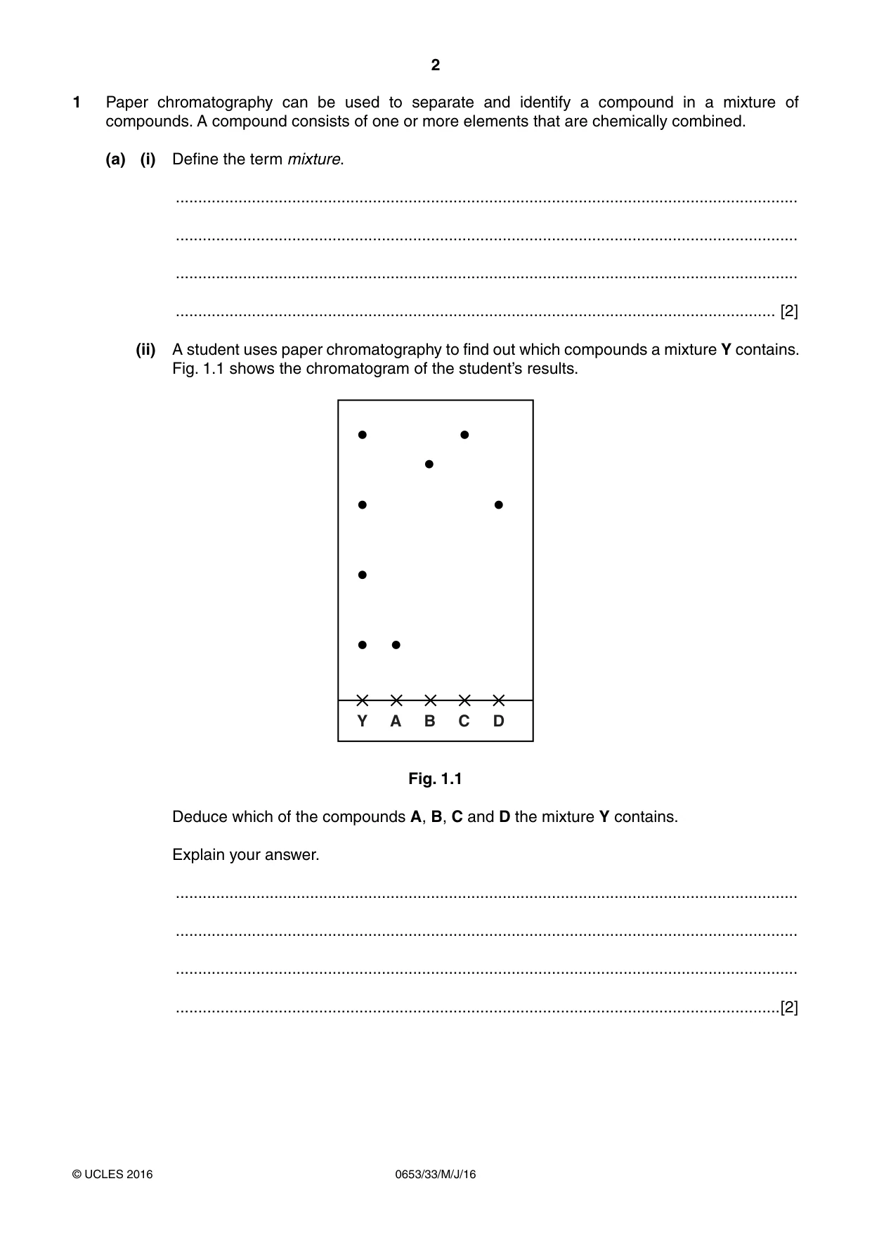 Cambridge IGCSE Science - Combined 0653 2016 May/June Paper 3 · Variant 3 question paper, page 2 of 20