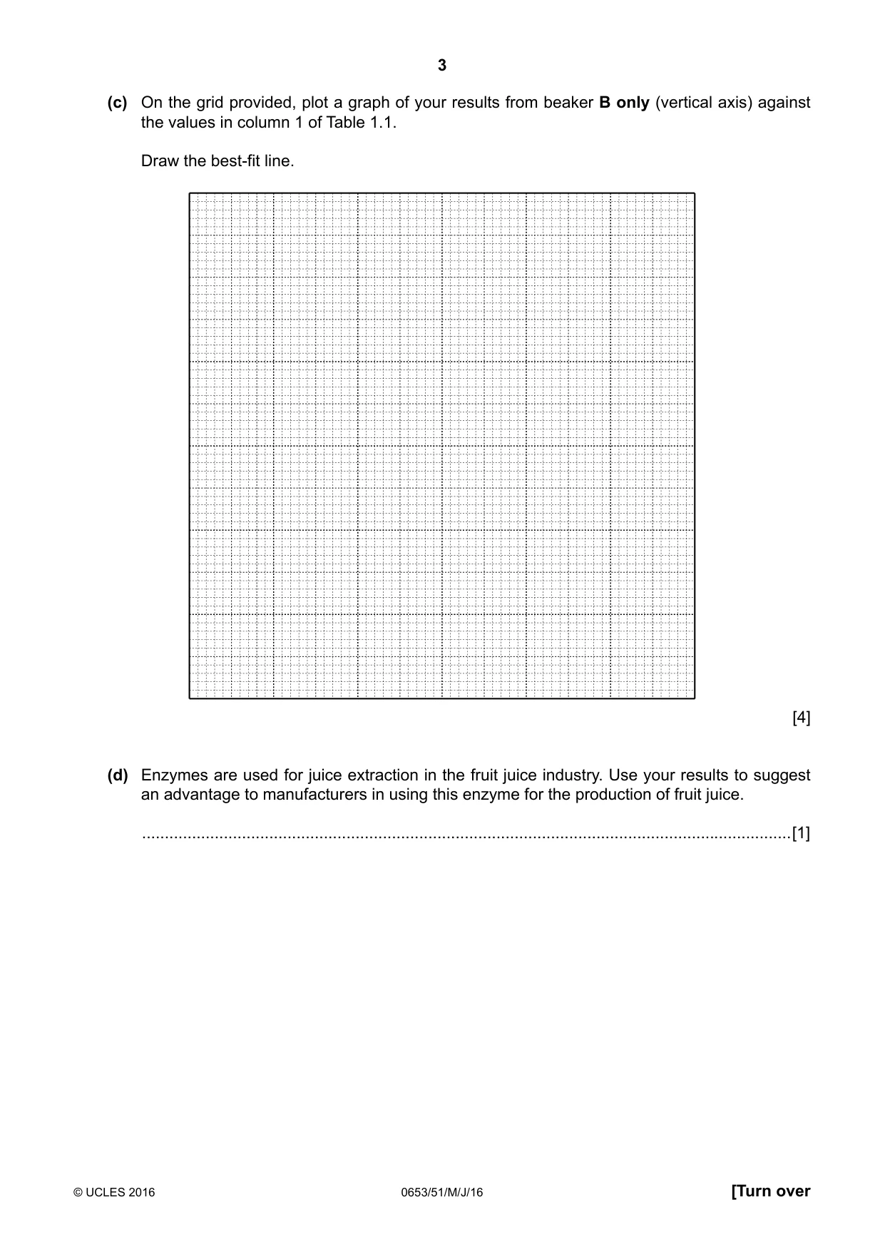 Cambridge IGCSE Science - Combined 0653 2016 May/June Paper 5 · Variant 1 question paper, page 3 of 8