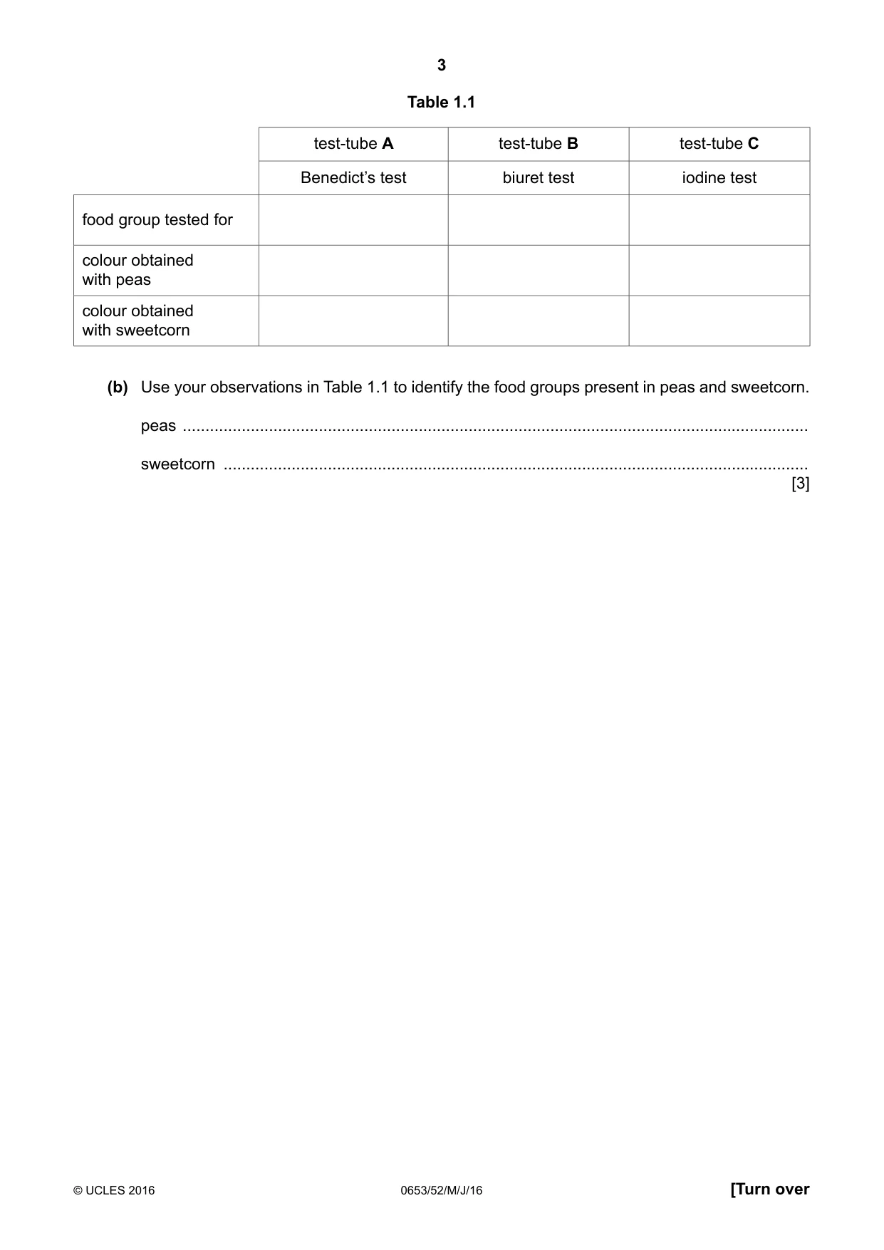 Cambridge IGCSE Science - Combined 0653 2016 May/June Paper 5 · Variant 2 question paper, page 3 of 8