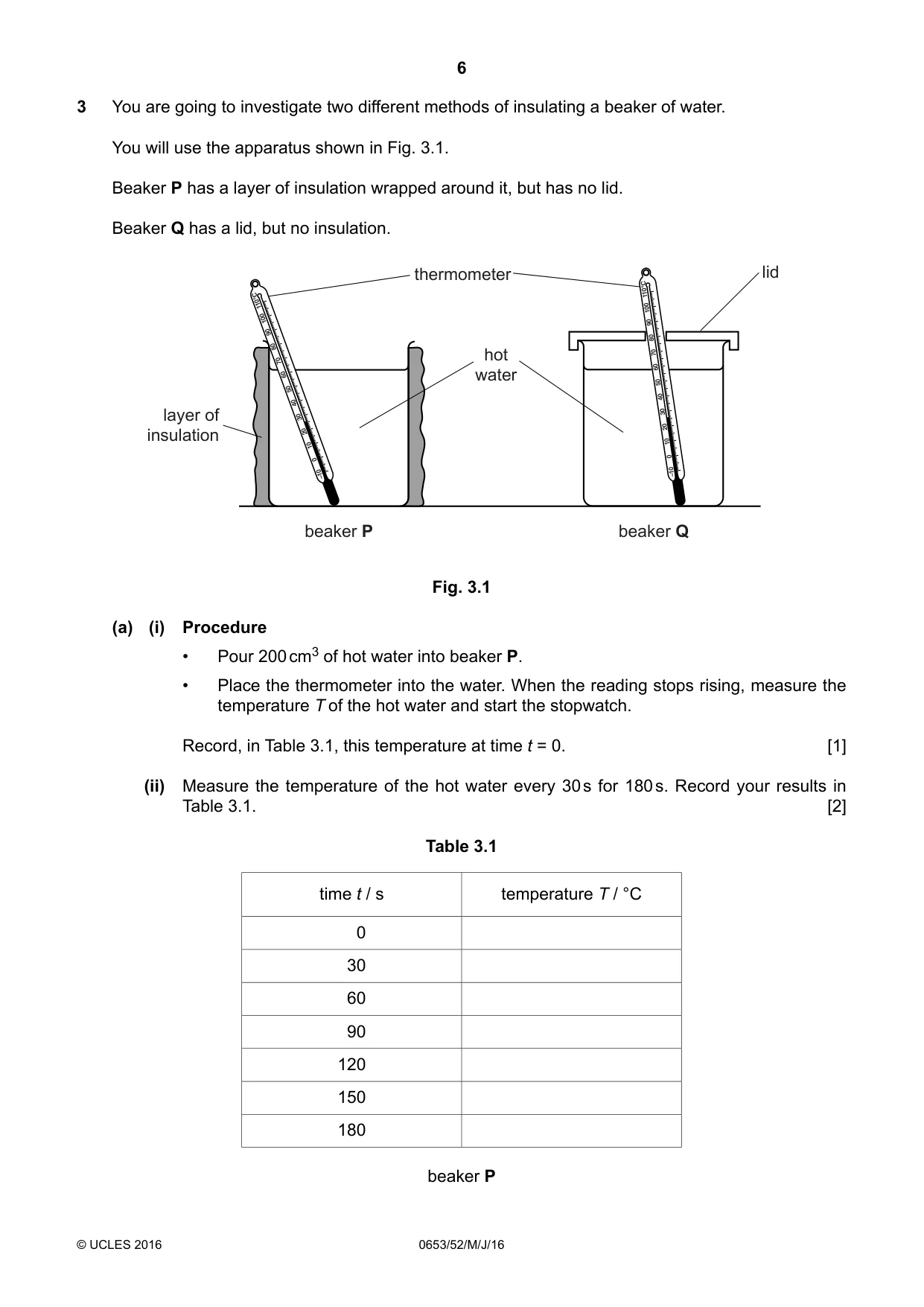 Cambridge IGCSE Science - Combined 0653 2016 May/June Paper 5 · Variant 2 question paper, page 6 of 8
