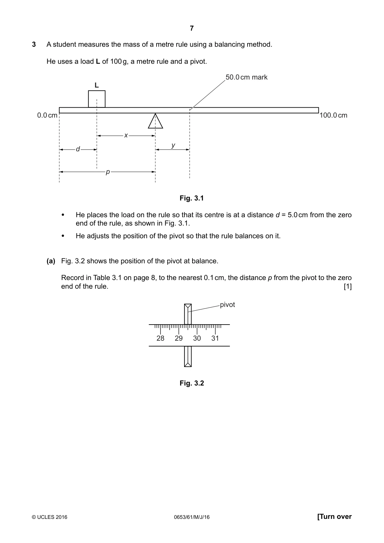Cambridge IGCSE Science - Combined 0653 2016 May/June Paper 6 · Variant 1 question paper, page 7 of 20