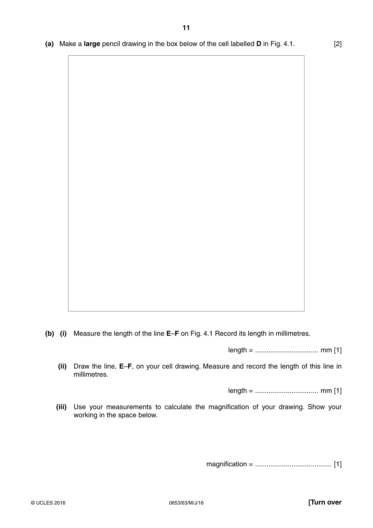 Cambridge IGCSE Science - Combined 0653 2016 May/June Paper 6 · Variant 3 question paper, page 11 of 20