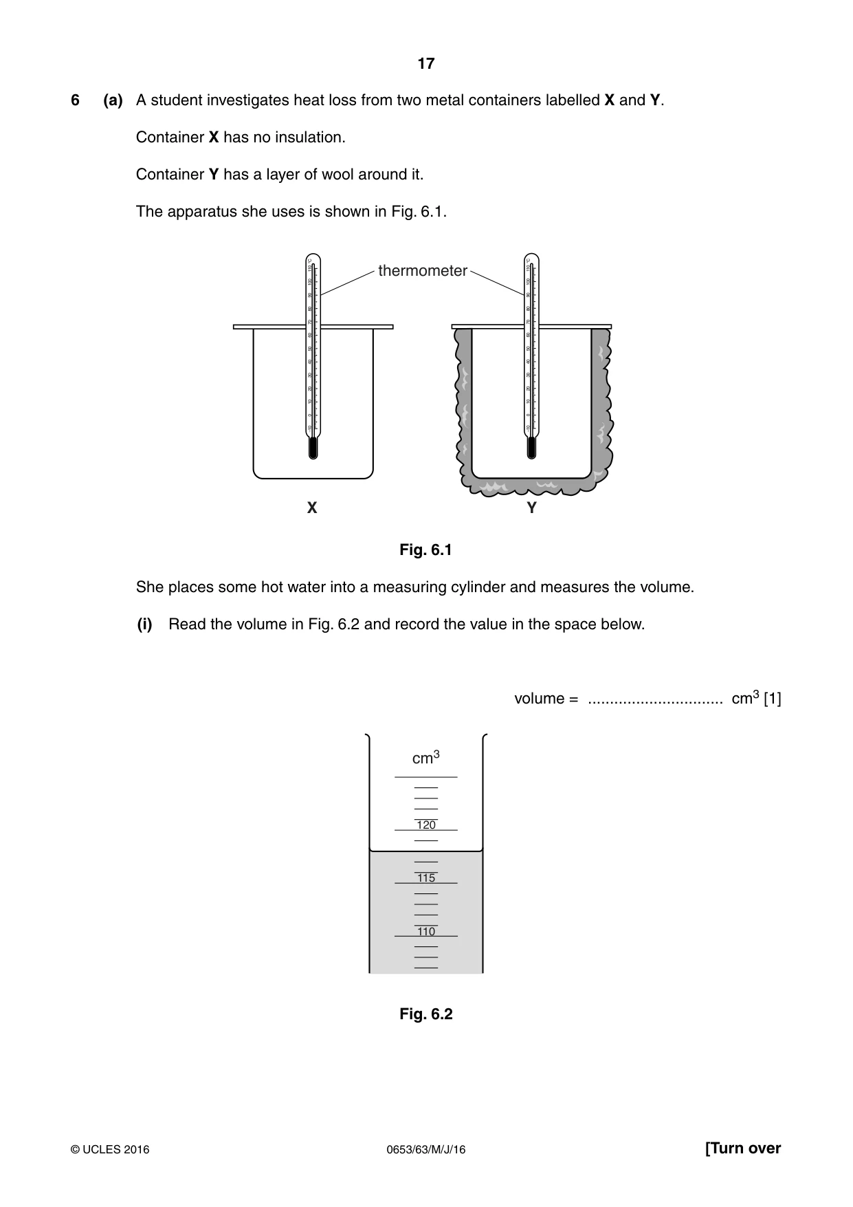 Cambridge IGCSE Science - Combined 0653 2016 May/June Paper 6 · Variant 3 question paper, page 17 of 20