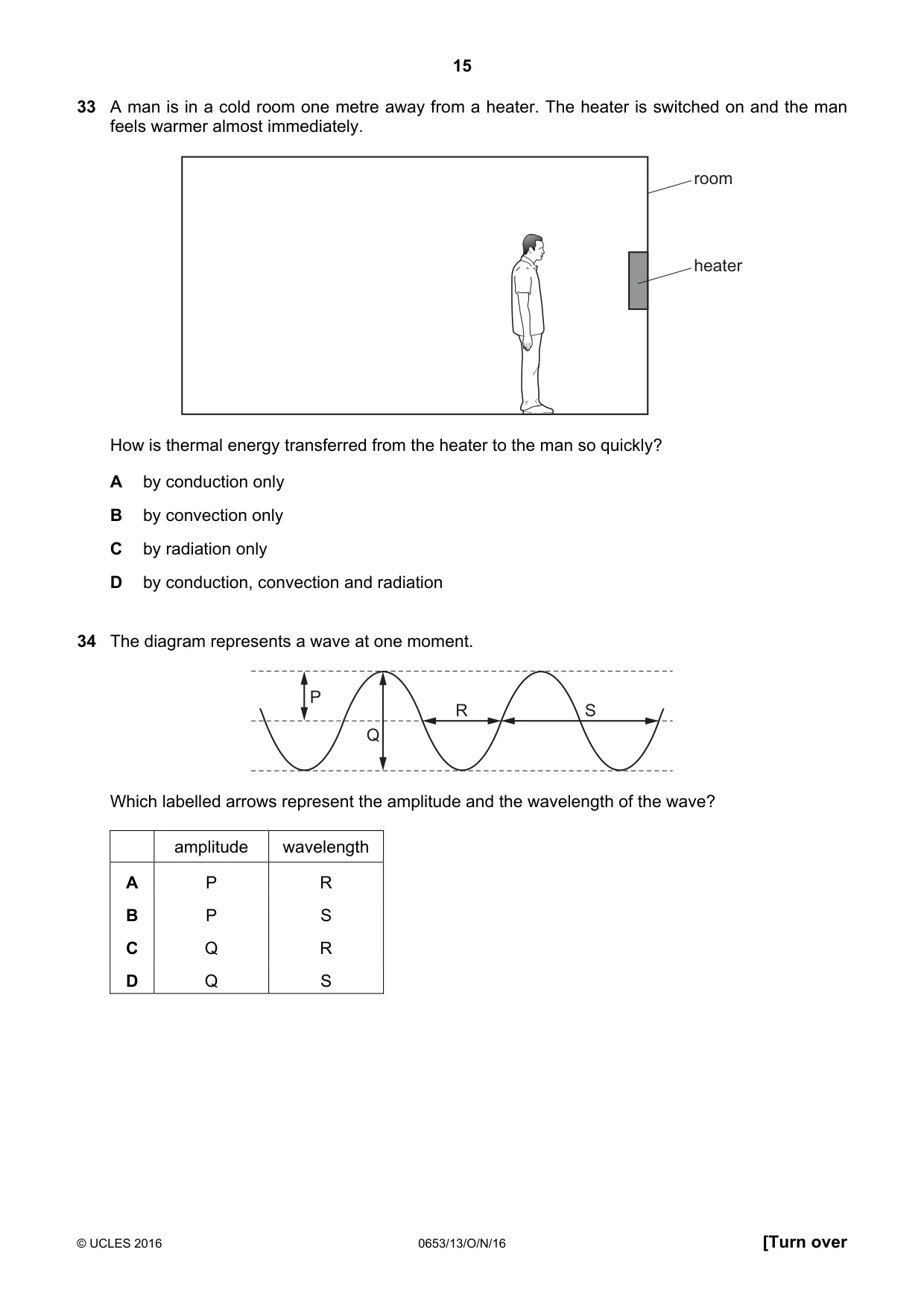 Cambridge IGCSE Science - Combined 0653 2016 Oct/Nov Paper 1 · Variant 3 question paper, page 15 of 20