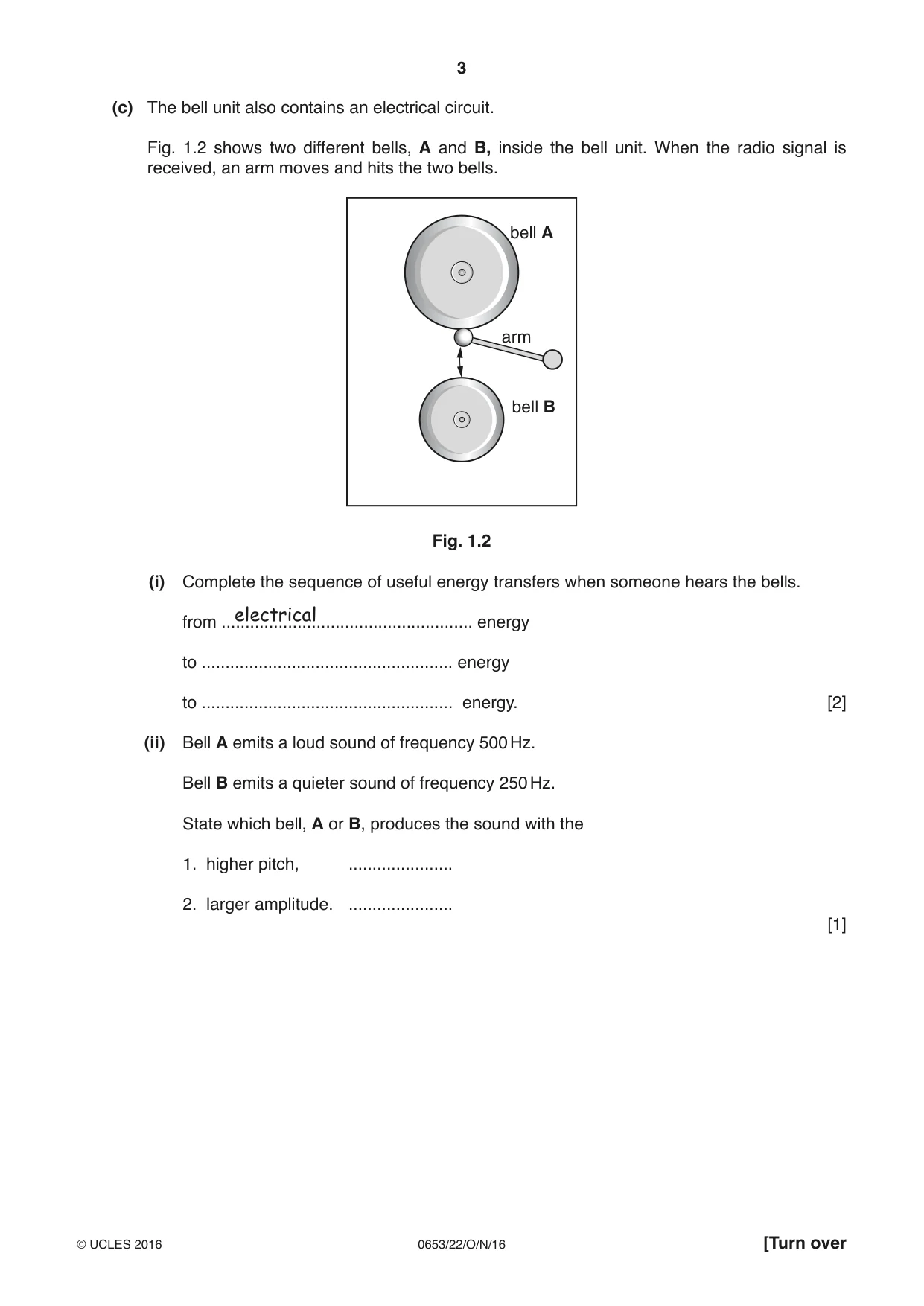 Cambridge IGCSE Science - Combined 0653 2016 Oct/Nov Paper 2 · Variant 2 question paper, page 3 of 24