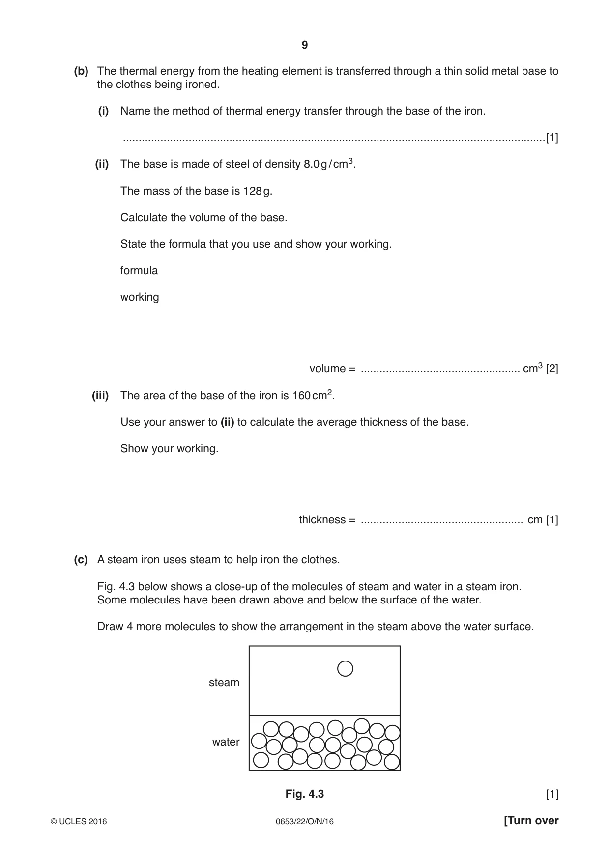 Cambridge IGCSE Science - Combined 0653 2016 Oct/Nov Paper 2 · Variant 2 question paper, page 9 of 24